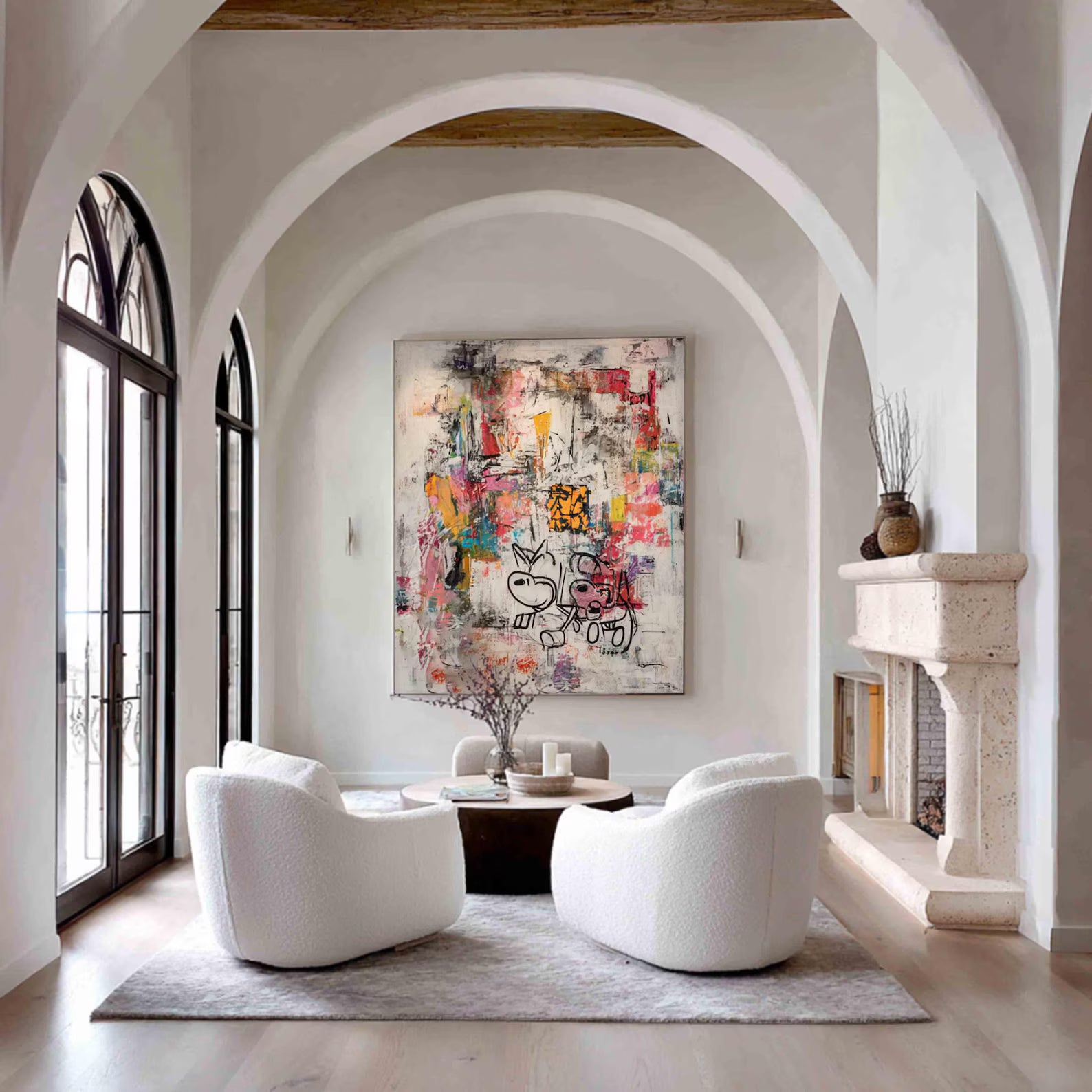 Textured Cartoon Vibrancy | Playful Figures