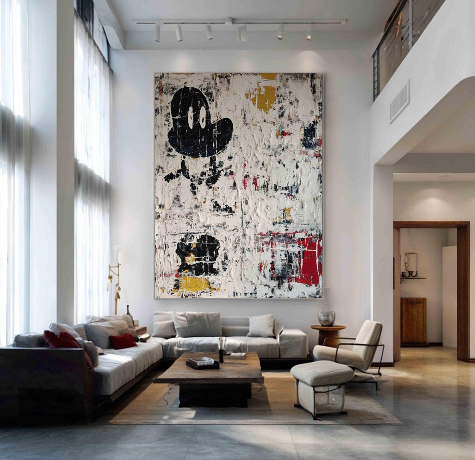 Textured Mickey Whimsy | Distressed Silhouettes