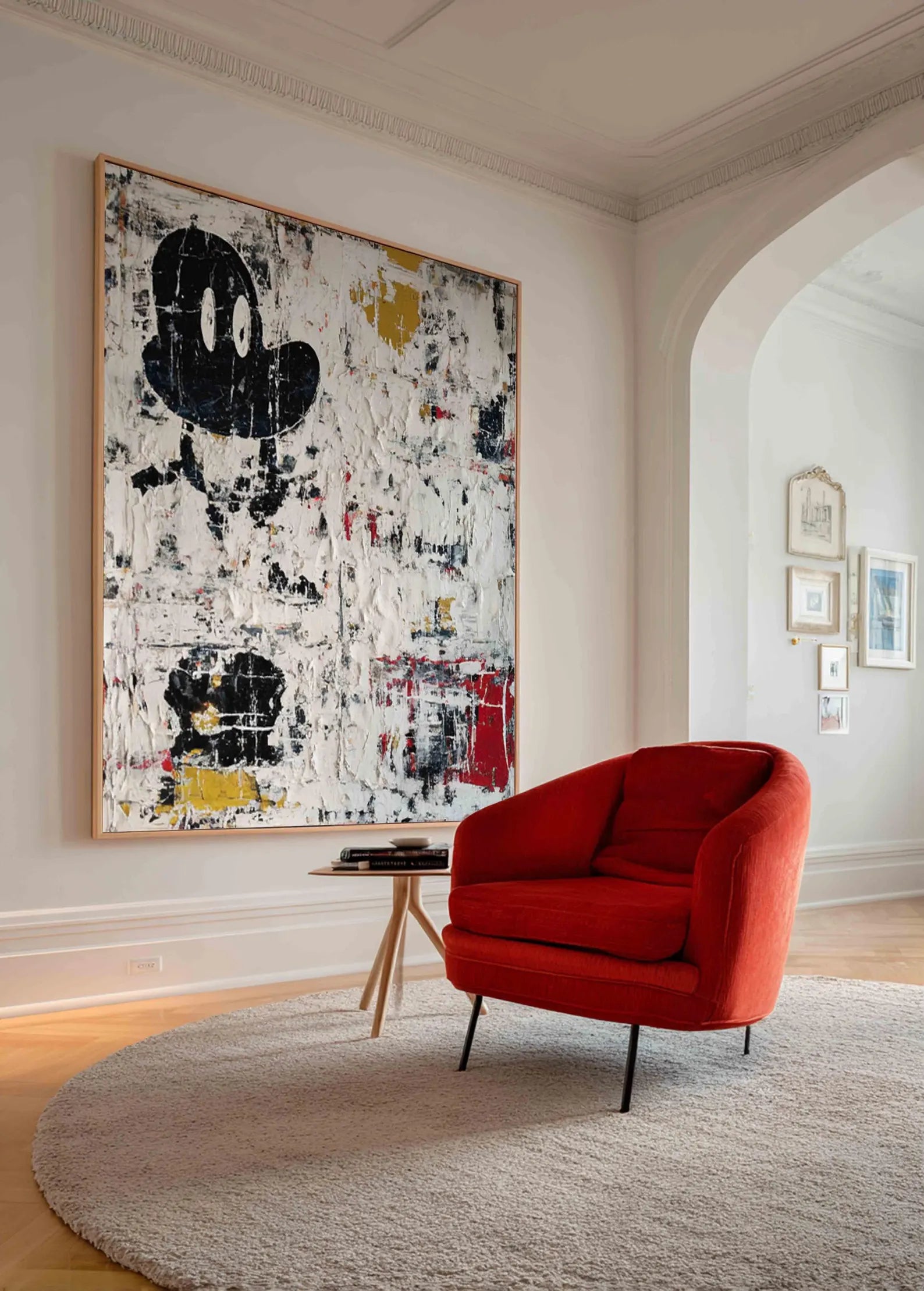 Textured Mickey Whimsy | Distressed Silhouettes