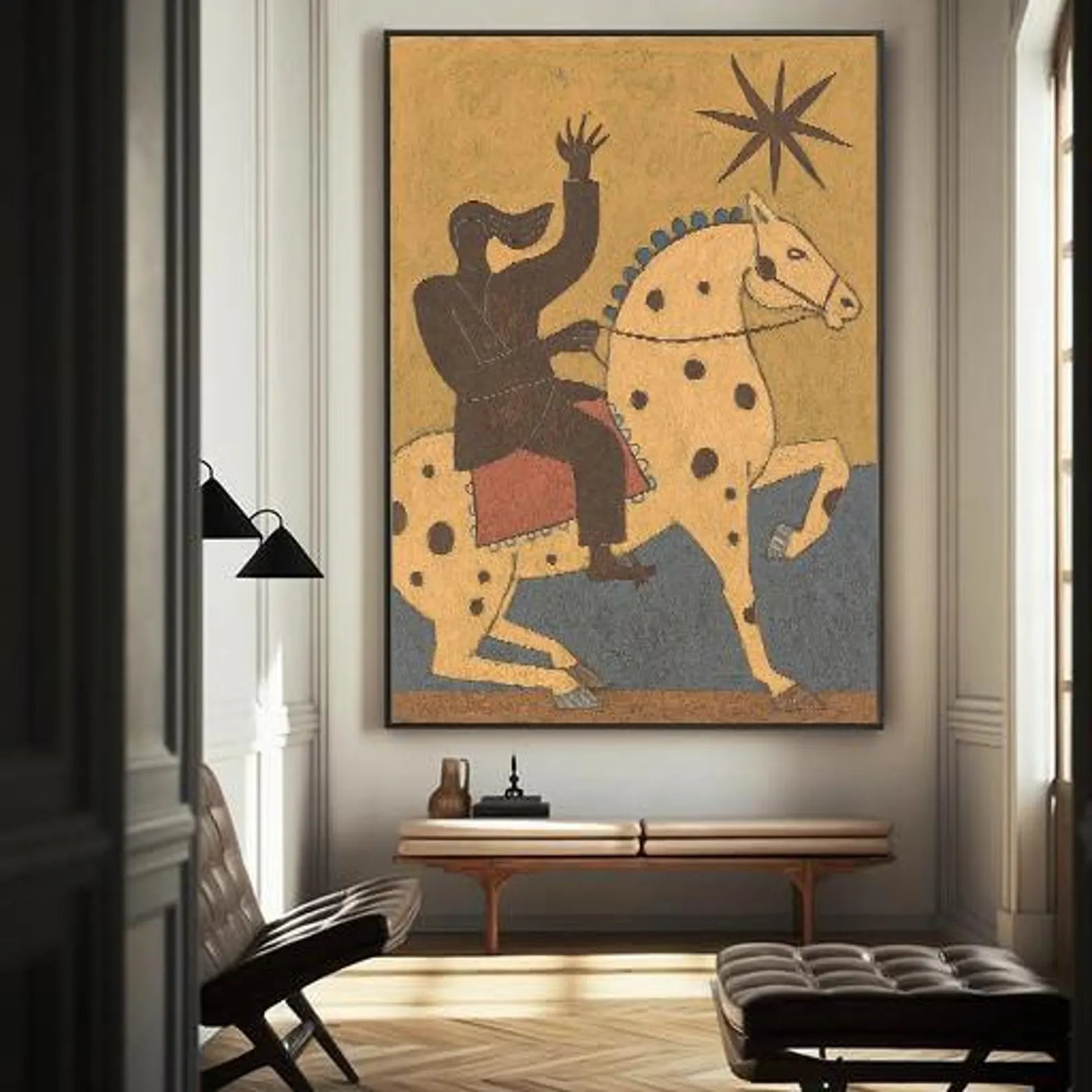 Textured Folkloric Opulence | Equitant Steed