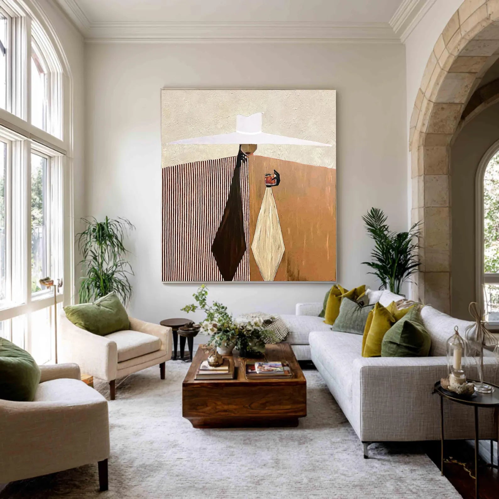 Geometric Figure Elegance | Hat Tie