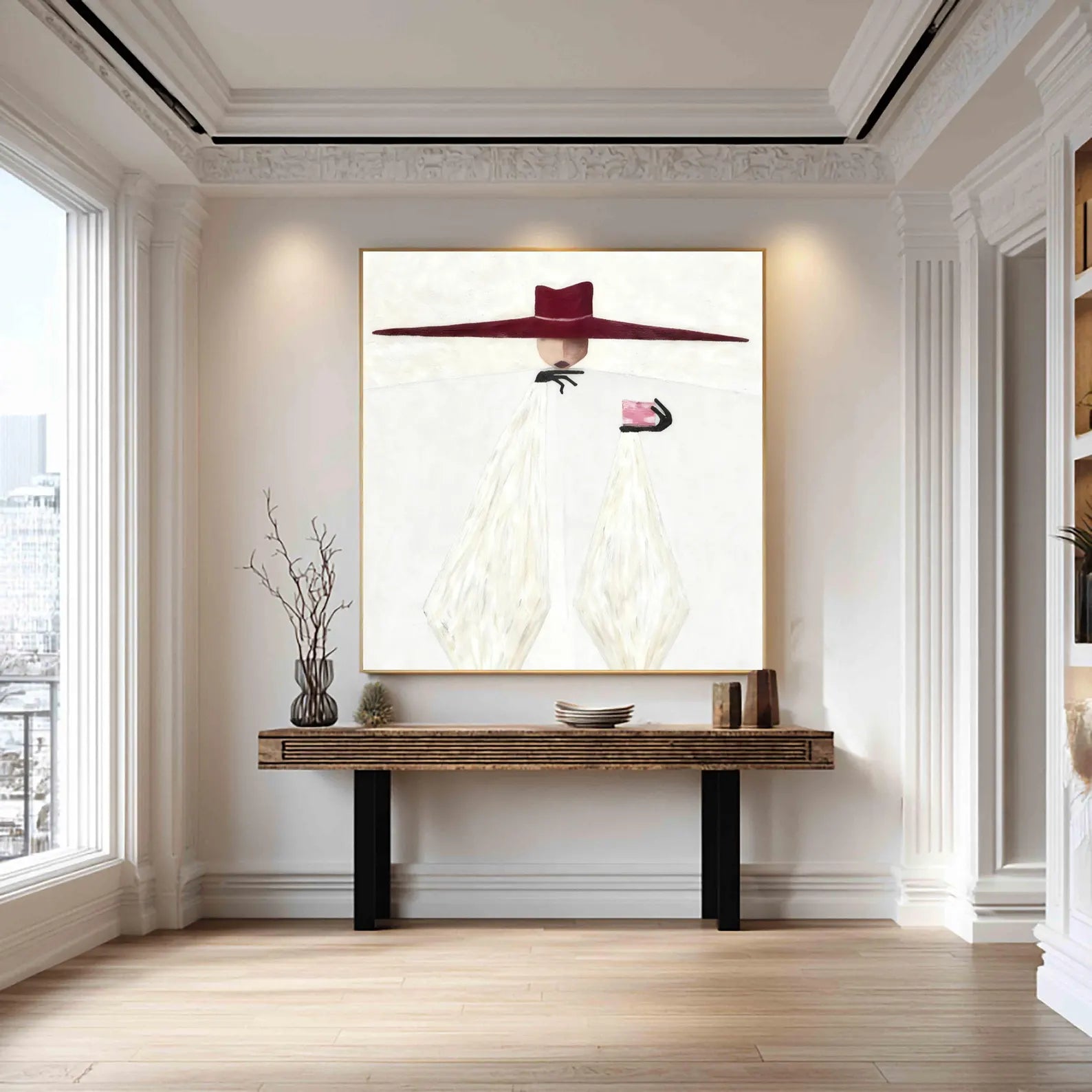 Chic Hat Glamour | Red White