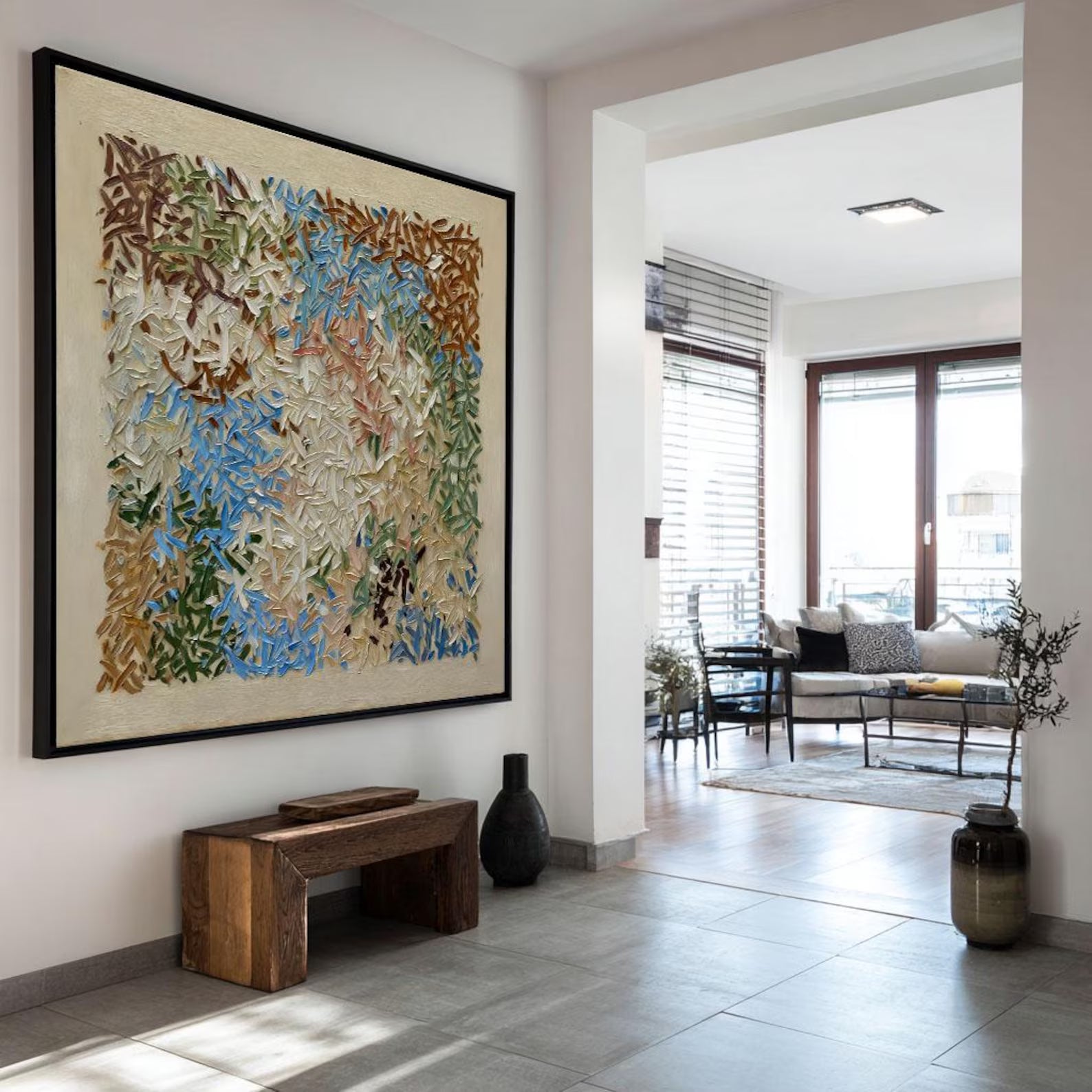 Textured Foliage Opulence | Cerulean Mosaics