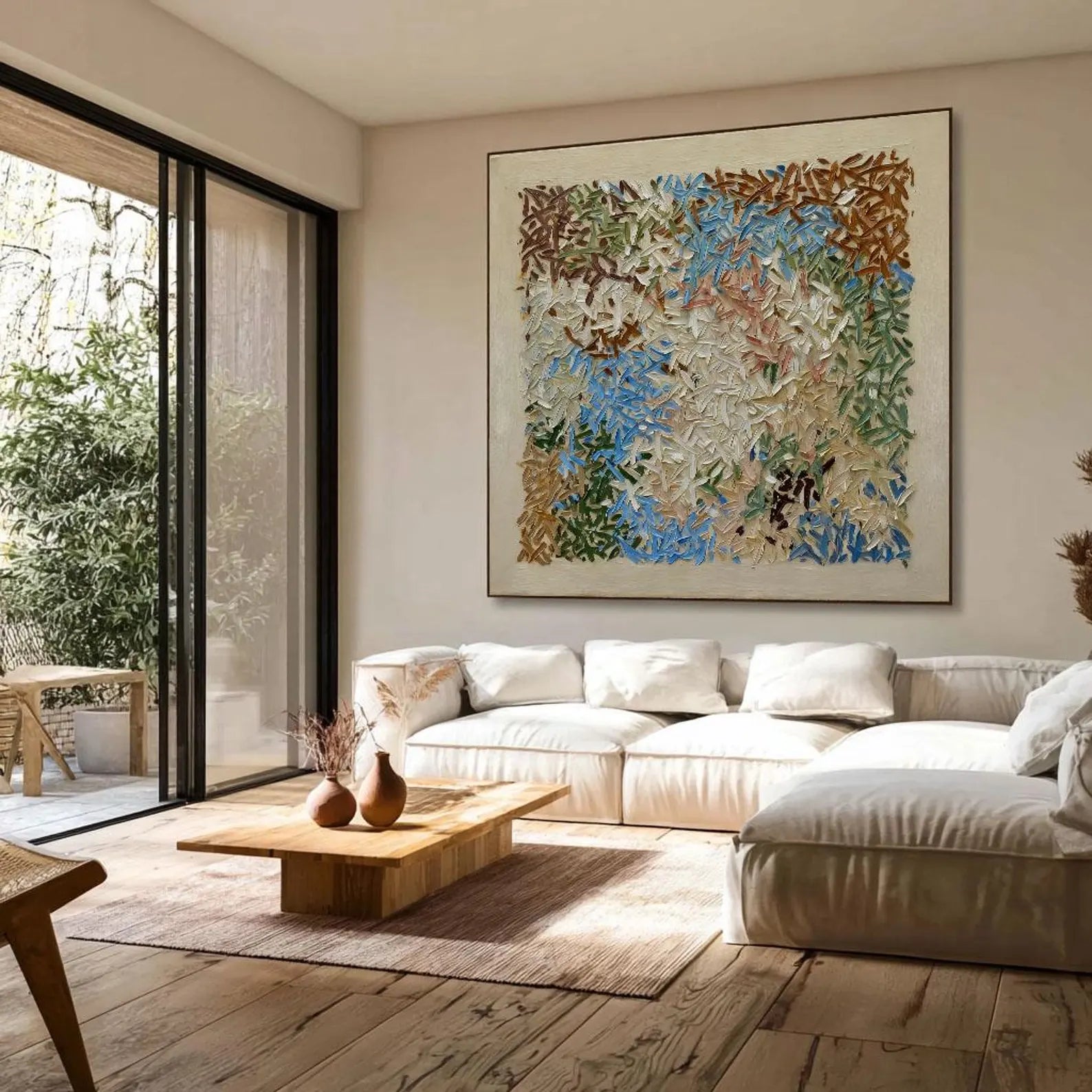 Textured Foliage Opulence | Cerulean Mosaics