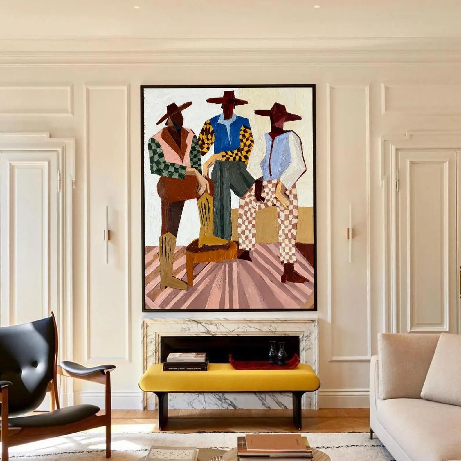 Textured Western Opulence | Cowboy Trio