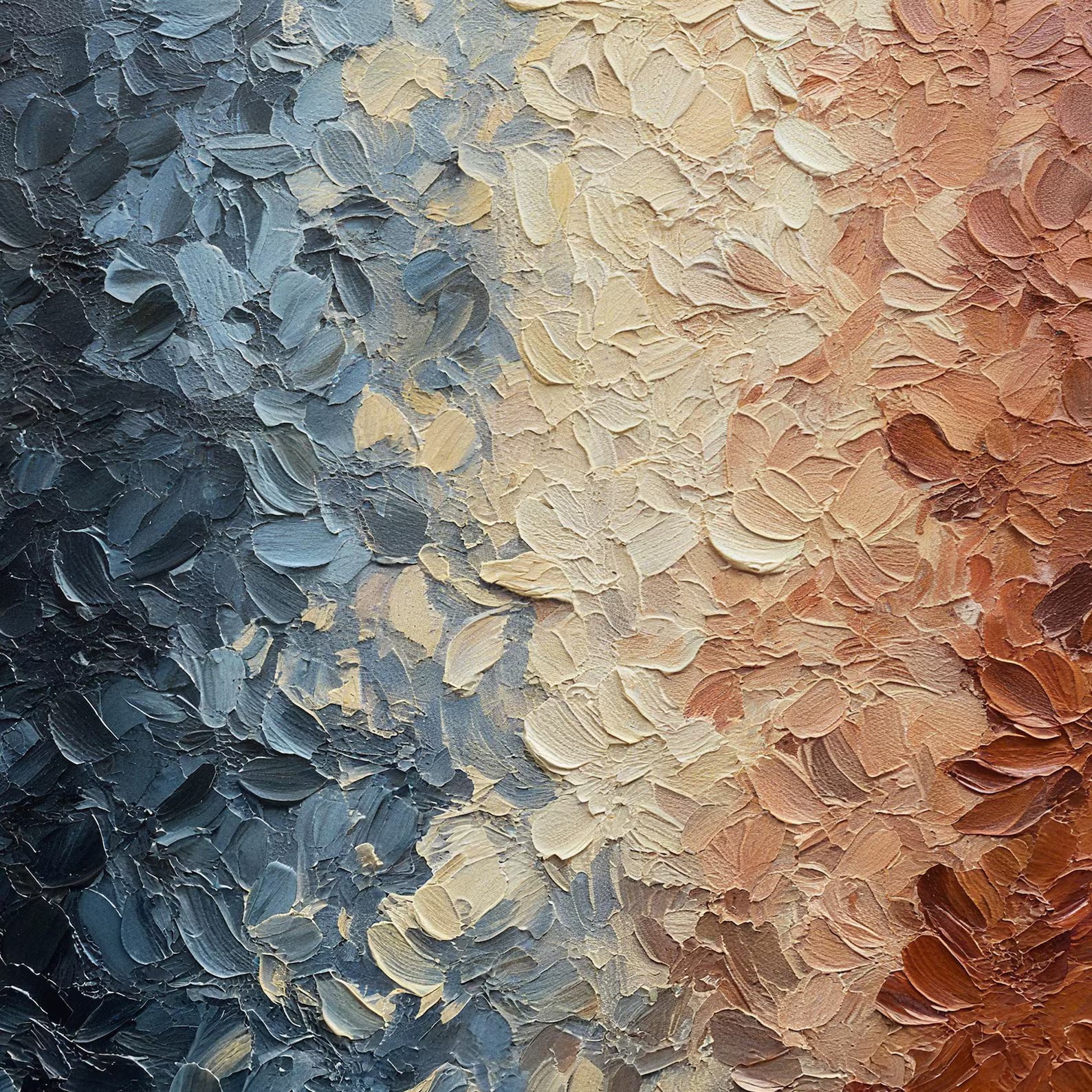 Textured Hue Blend | Navy Rust