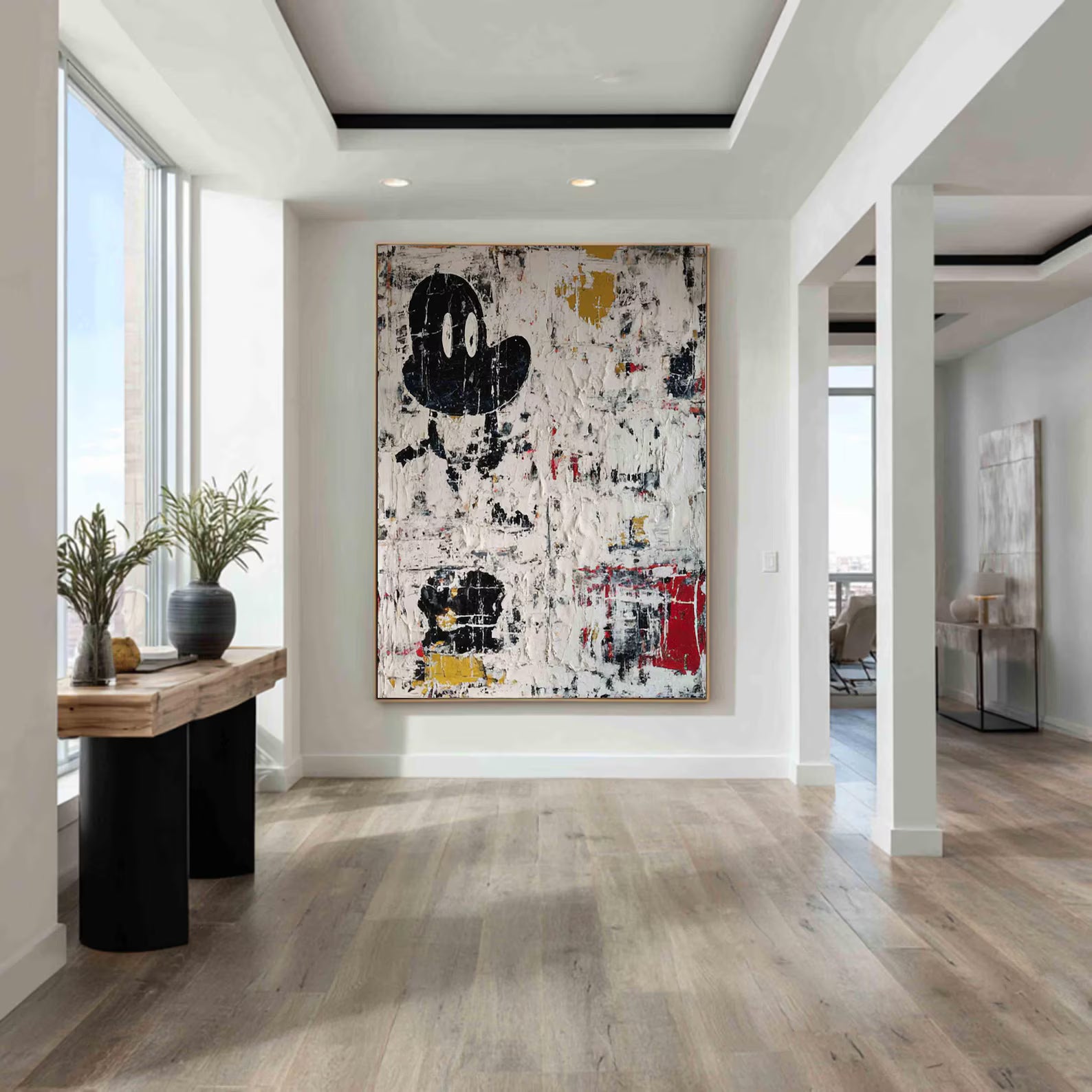 Textured Mickey Whimsy | Distressed Silhouettes