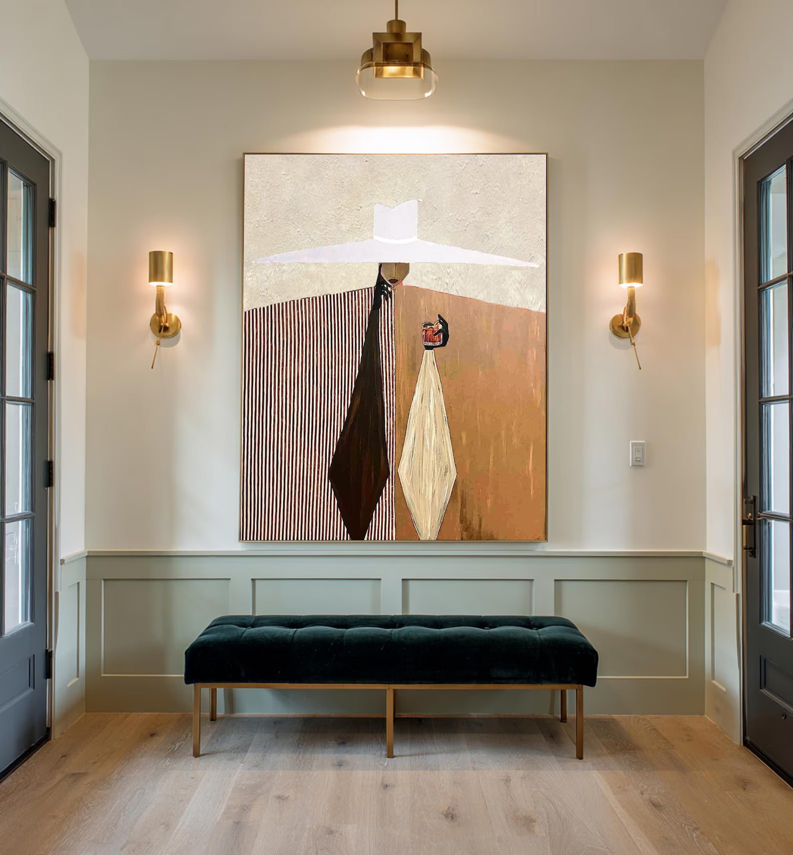 Geometric Figure Elegance | Hat Tie