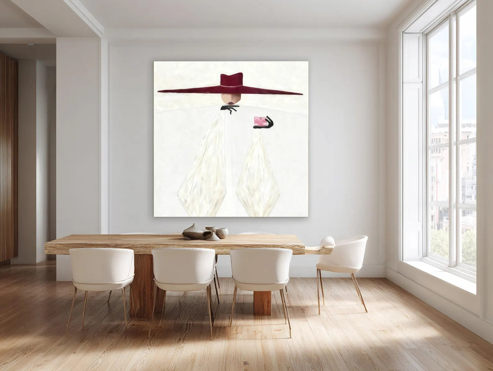 Chic Hat Glamour | Red White