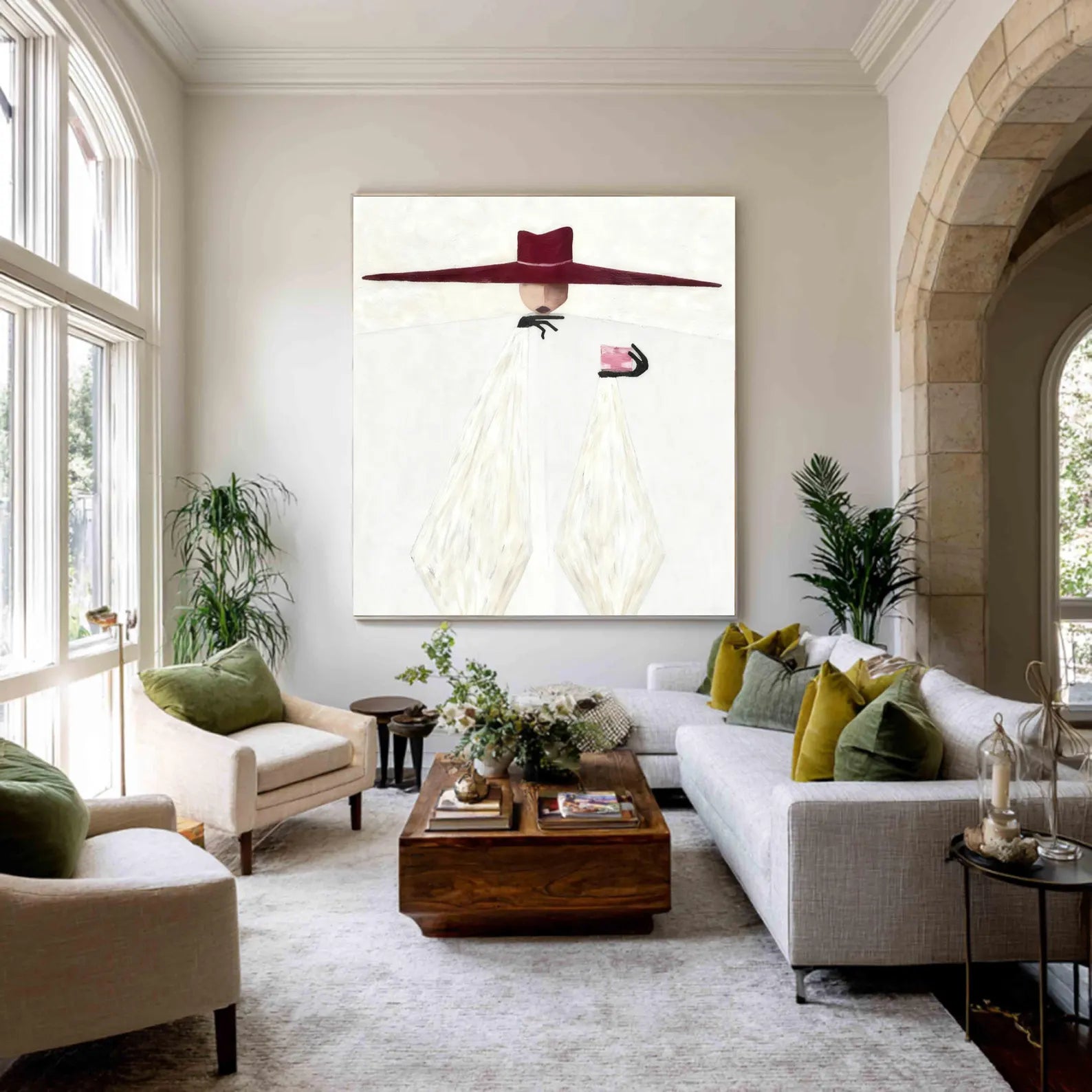 Chic Hat Glamour | Red White