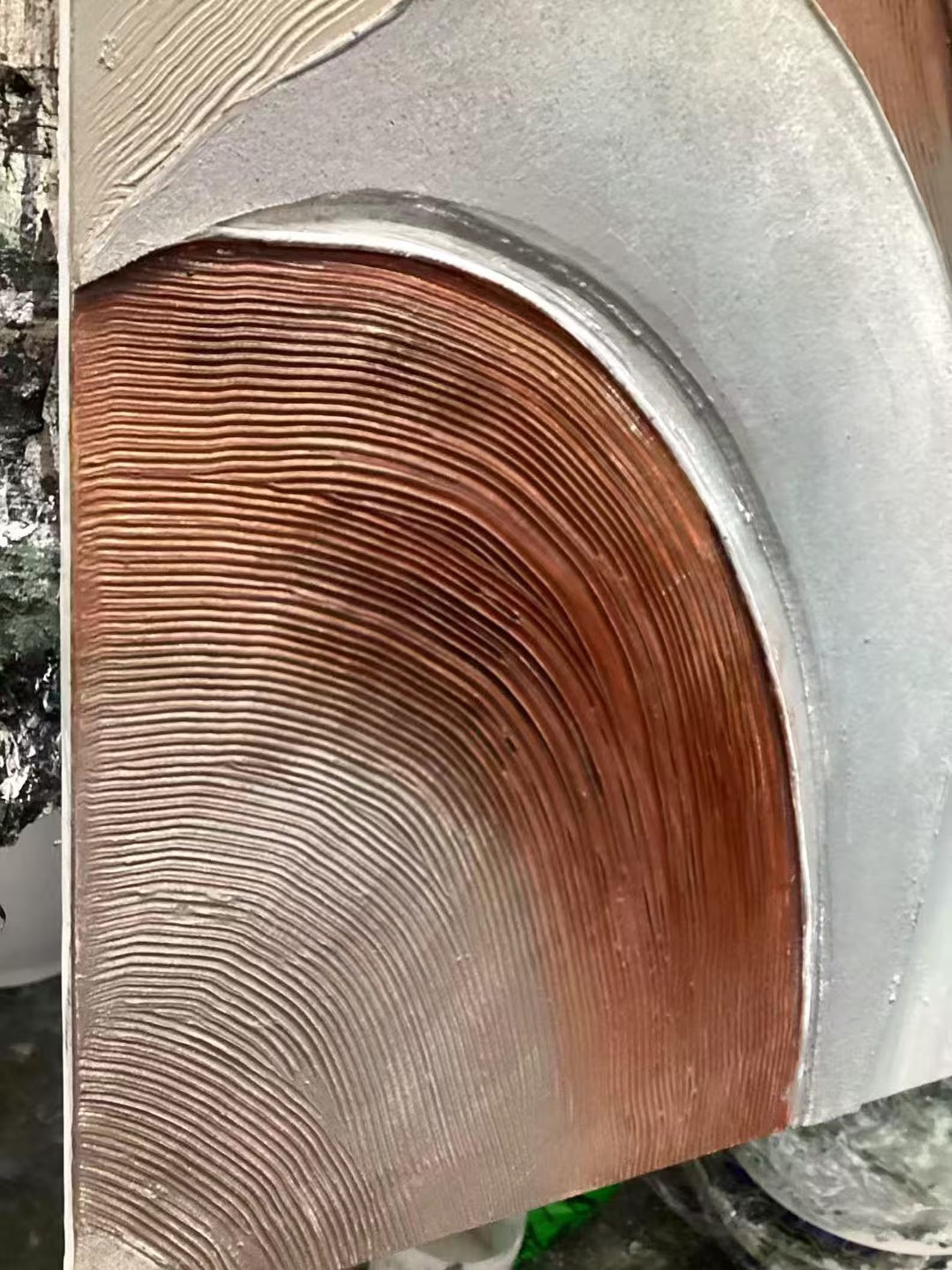 Textured Wave Nuance | Grey Brown