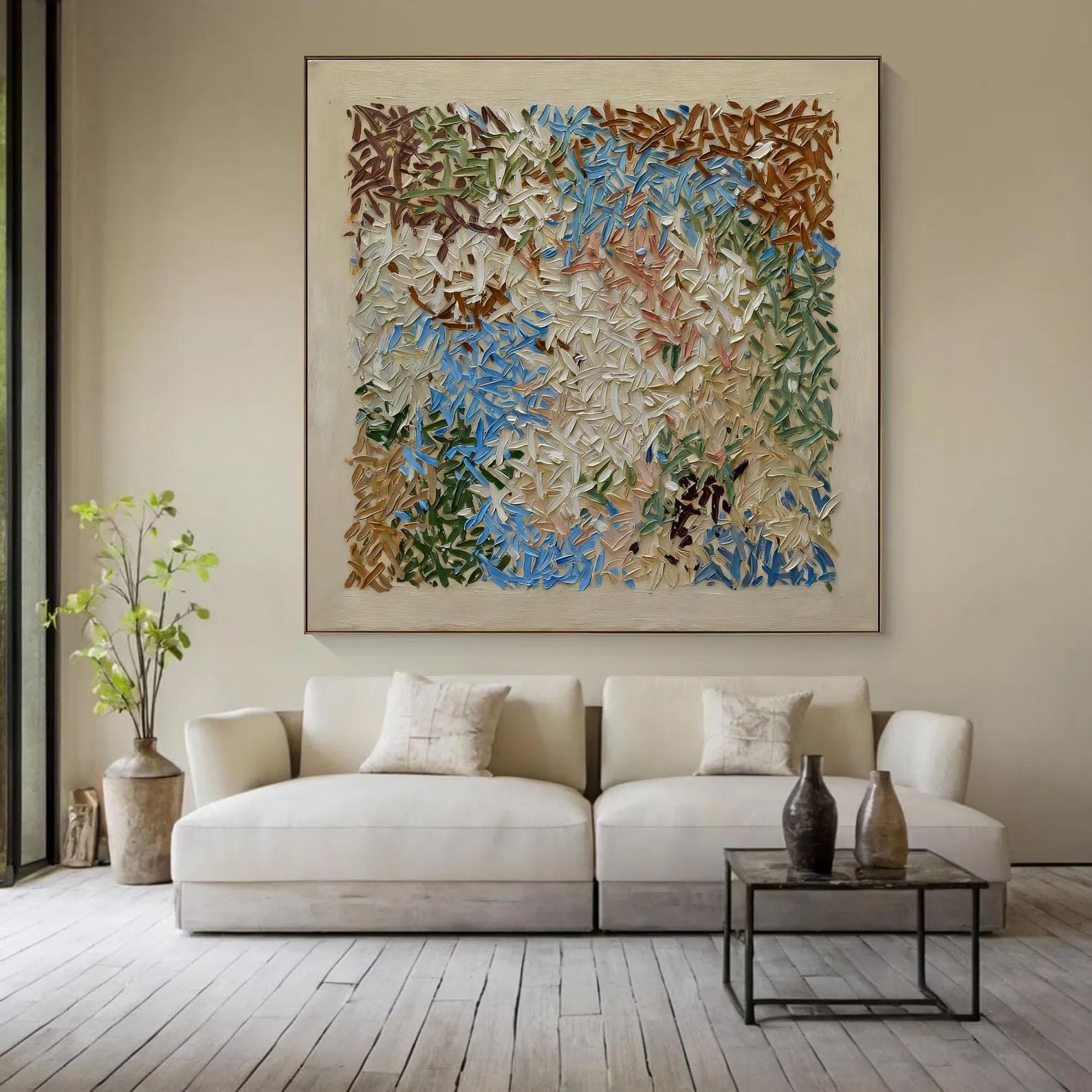 Textured Foliage Opulence | Cerulean Mosaics