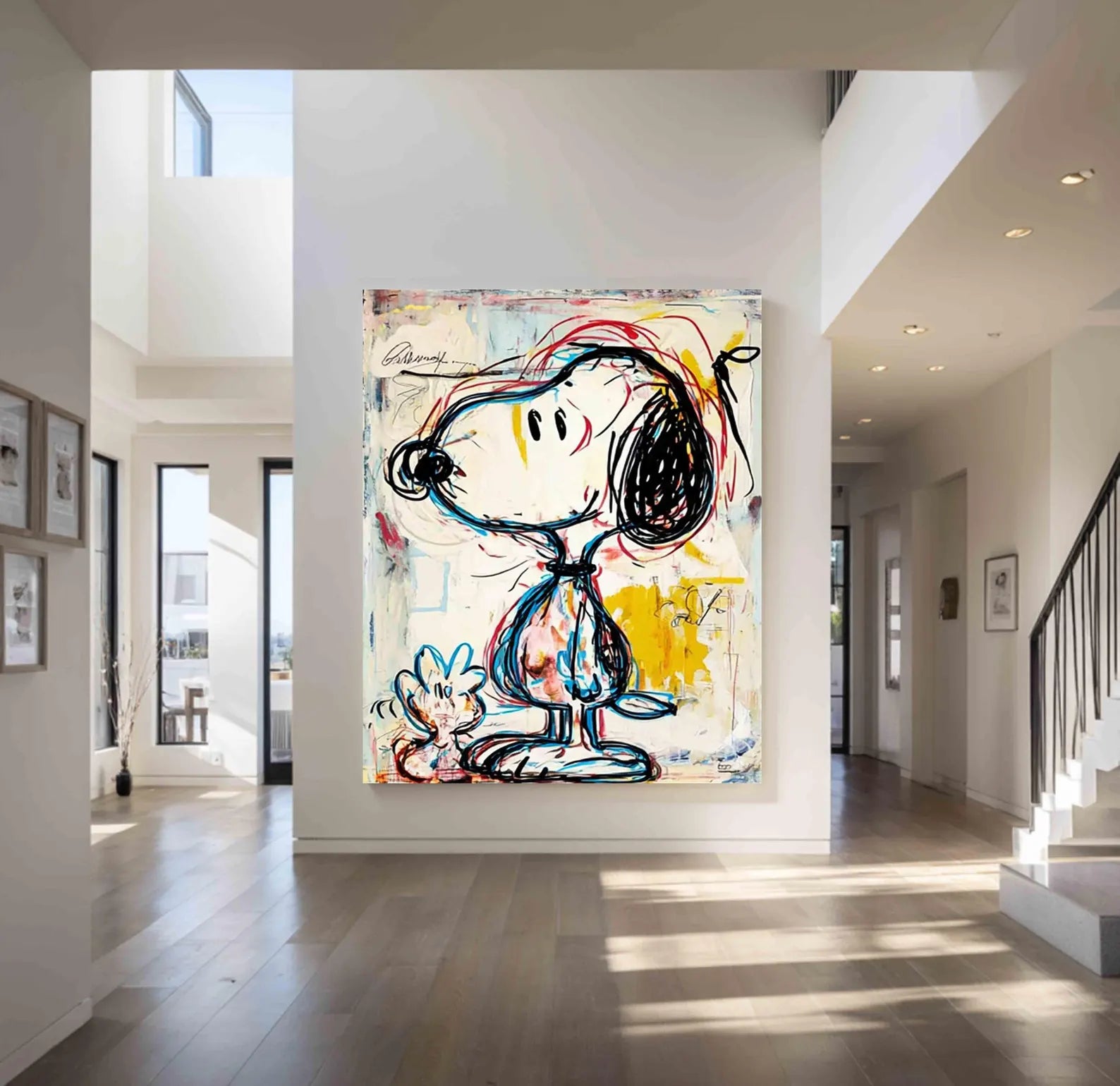 Textured Whimsical Graffiti | Snoopy Pal