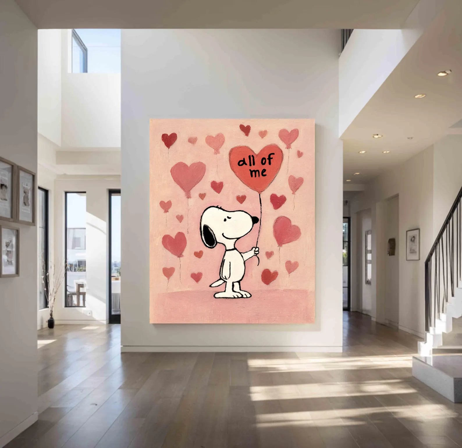 Textured Heart Charm | Snoopy Love