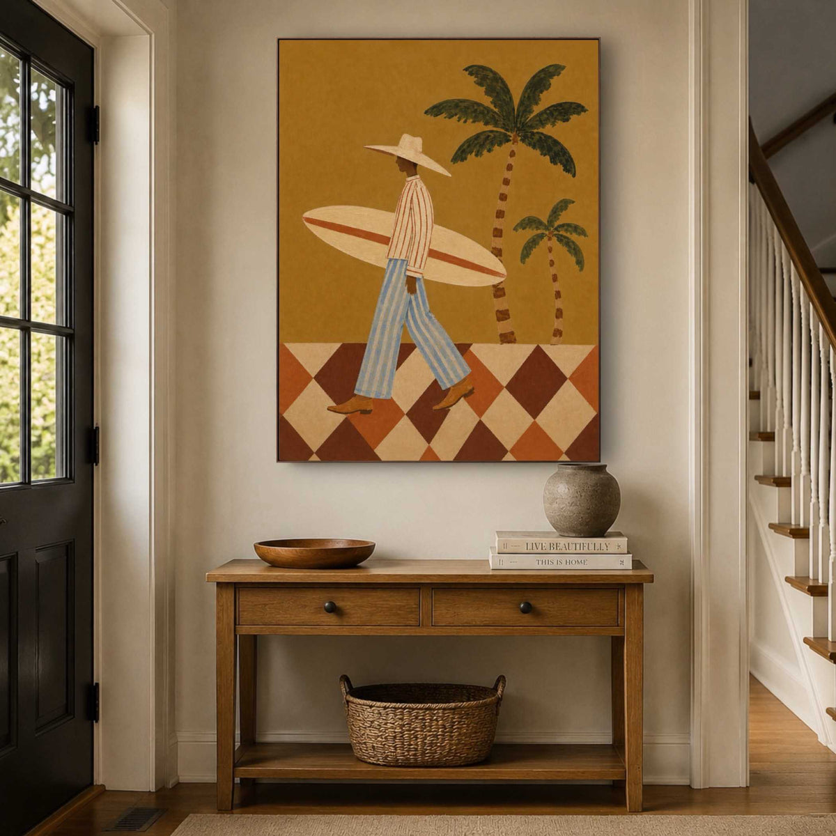 Reading & Leisure Art | Island Surfer Stroll - View 3