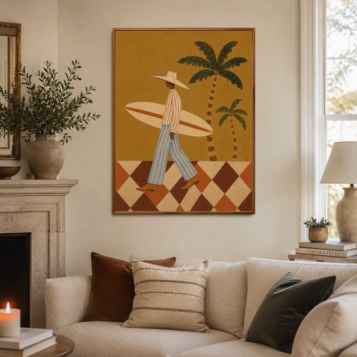 Reading & Leisure Art | Island Surfer Stroll - View 6