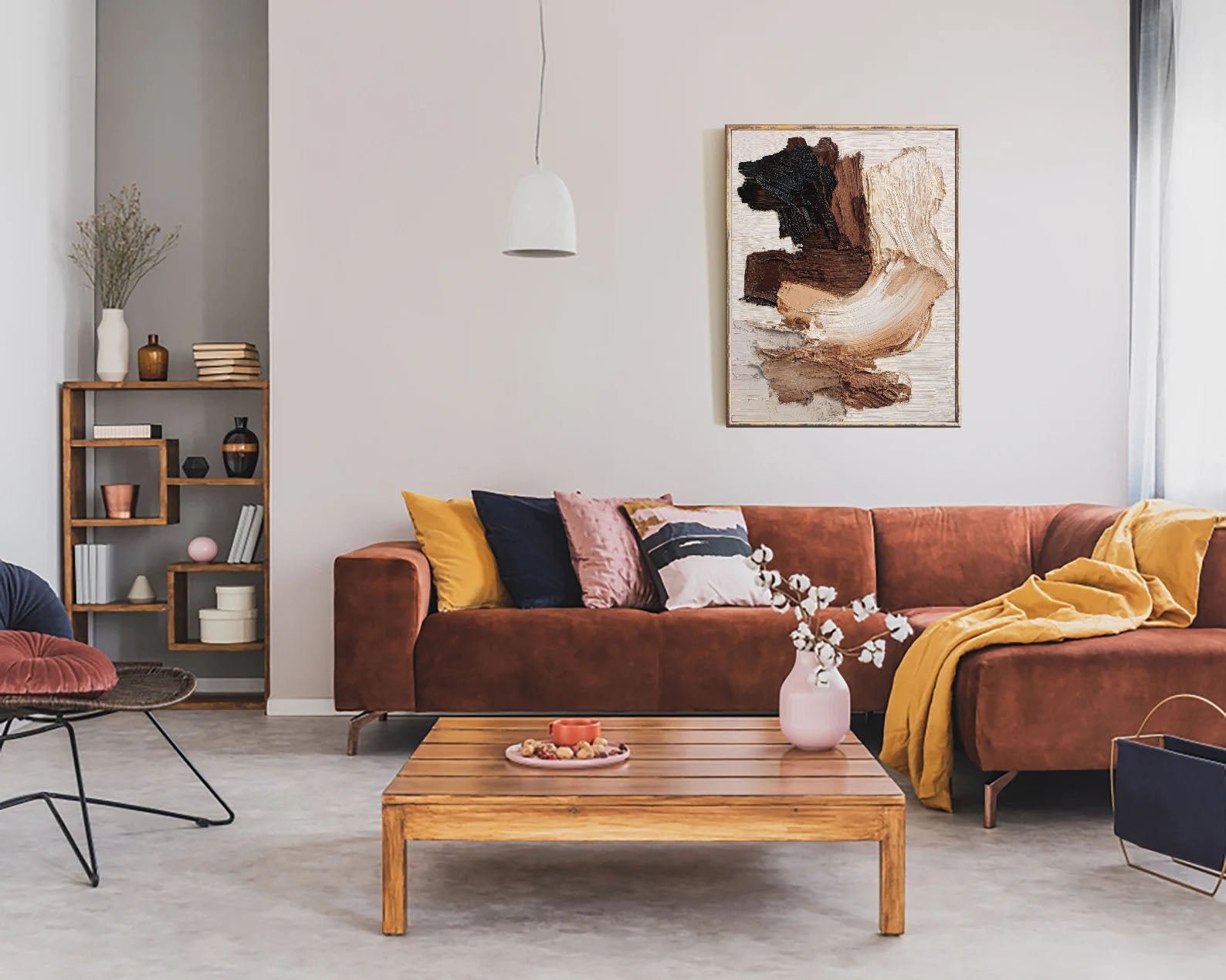 Textured Neutral Art | Earthy Depth