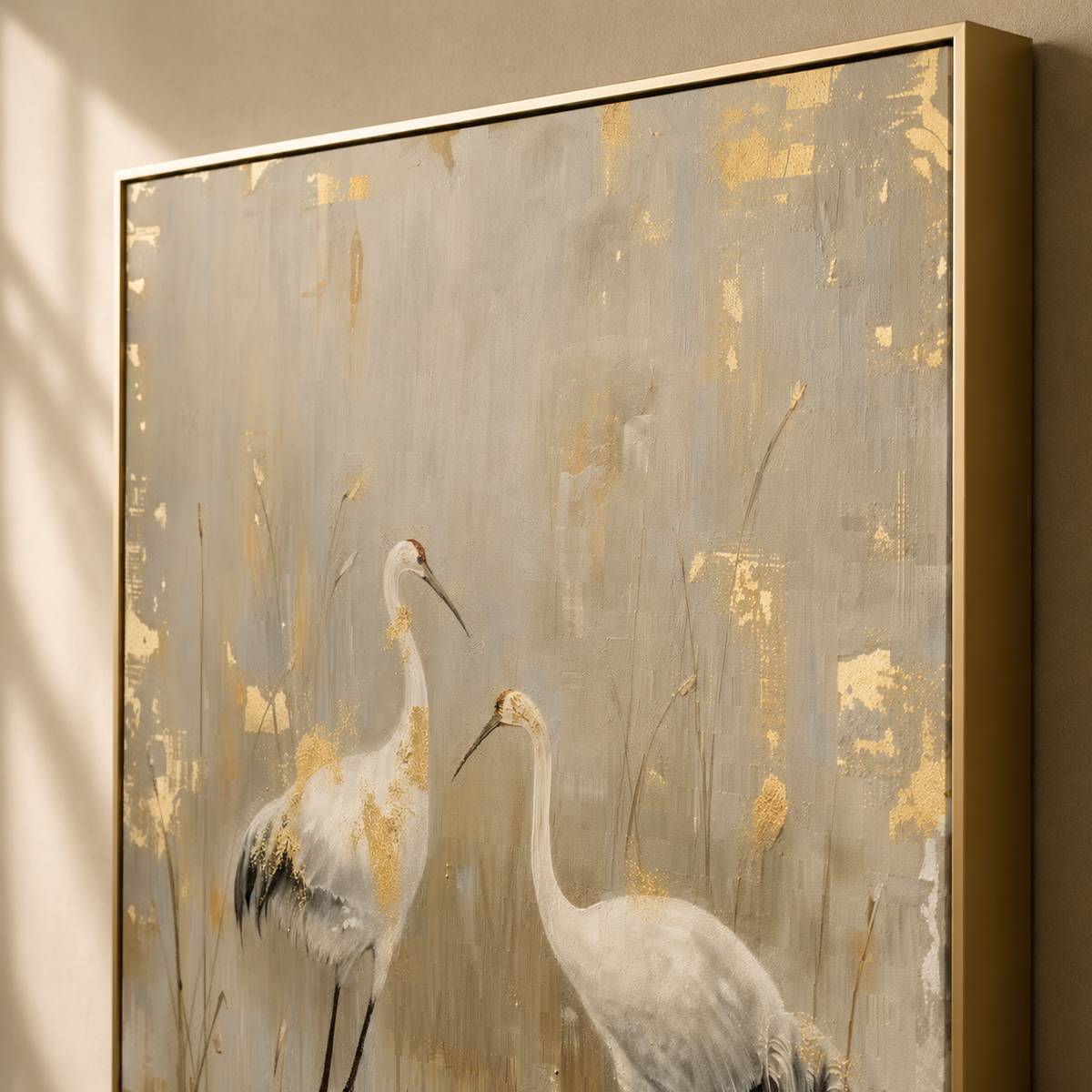 Marshlight Crane Gathering — artwork view 3