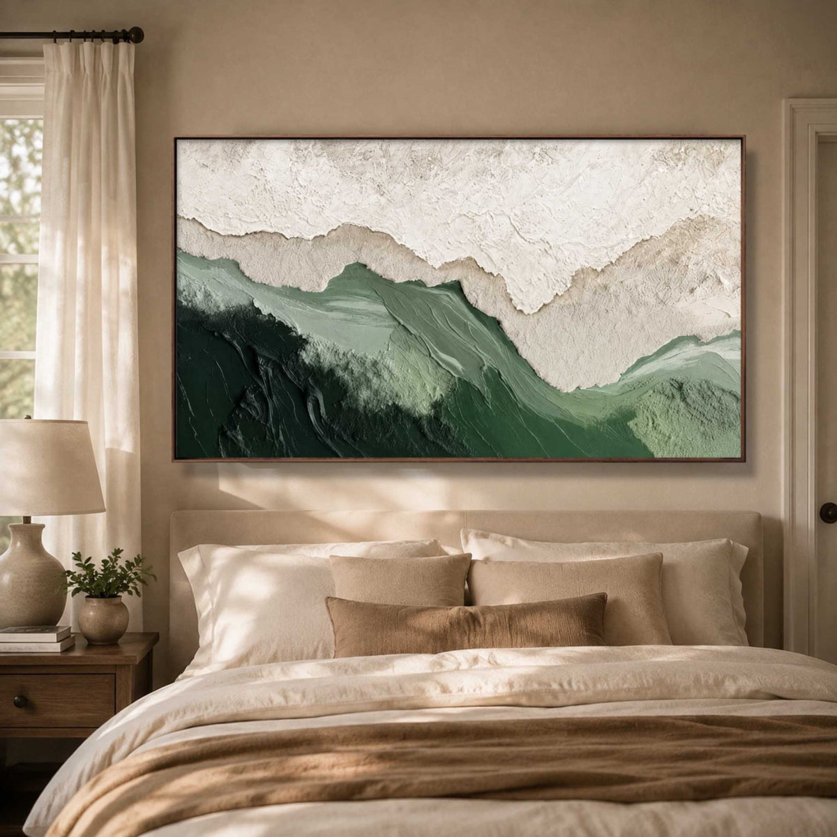 Mist Over Ridges oil painting view 1