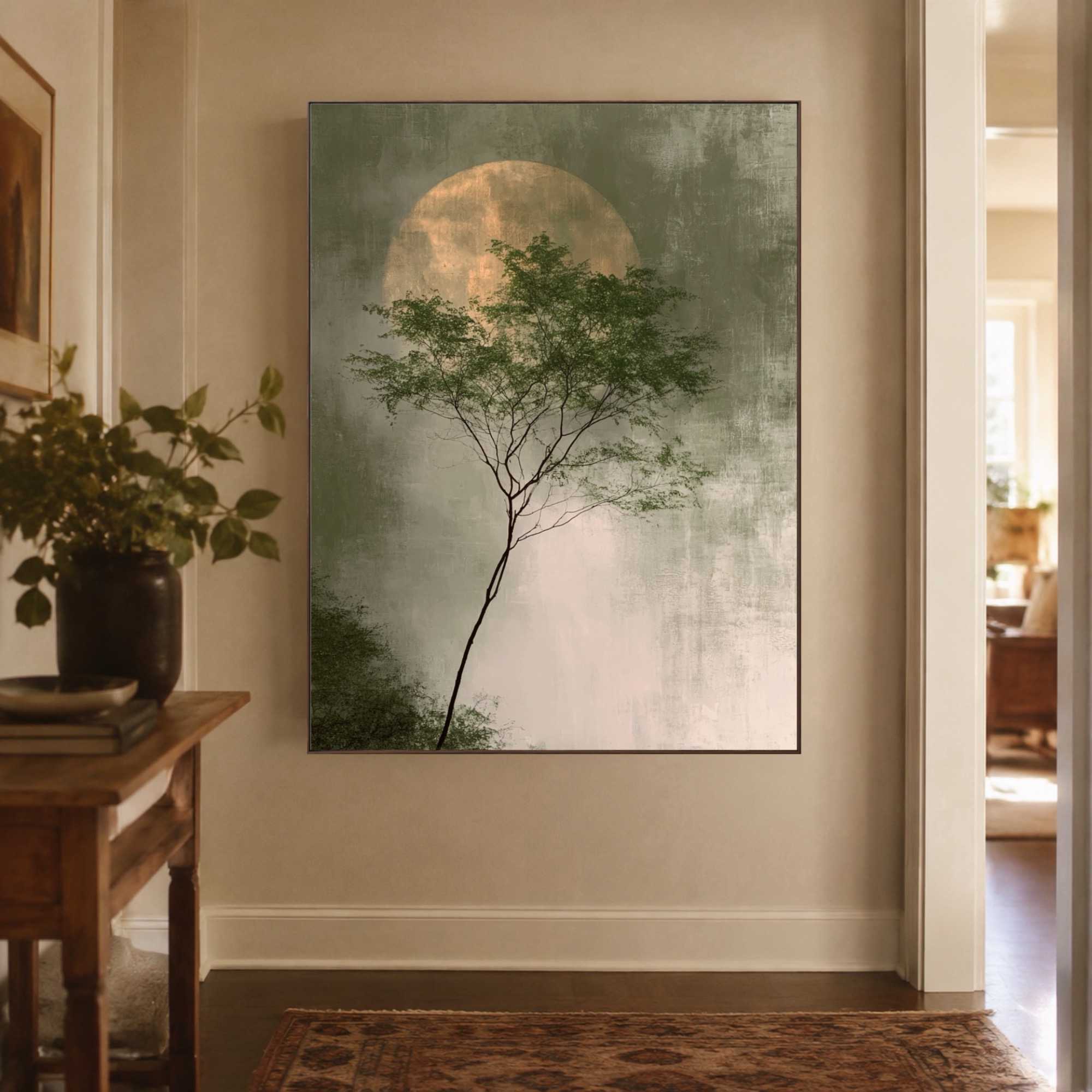 Landscape Art | Moon Behind Canopy - View 5