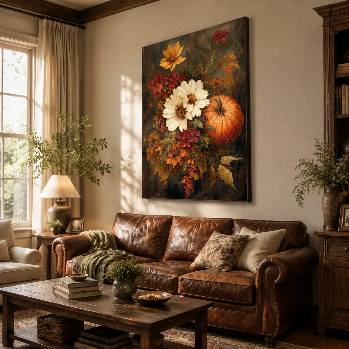 October Floral Offering — vertical floral & botanical art, view 6
