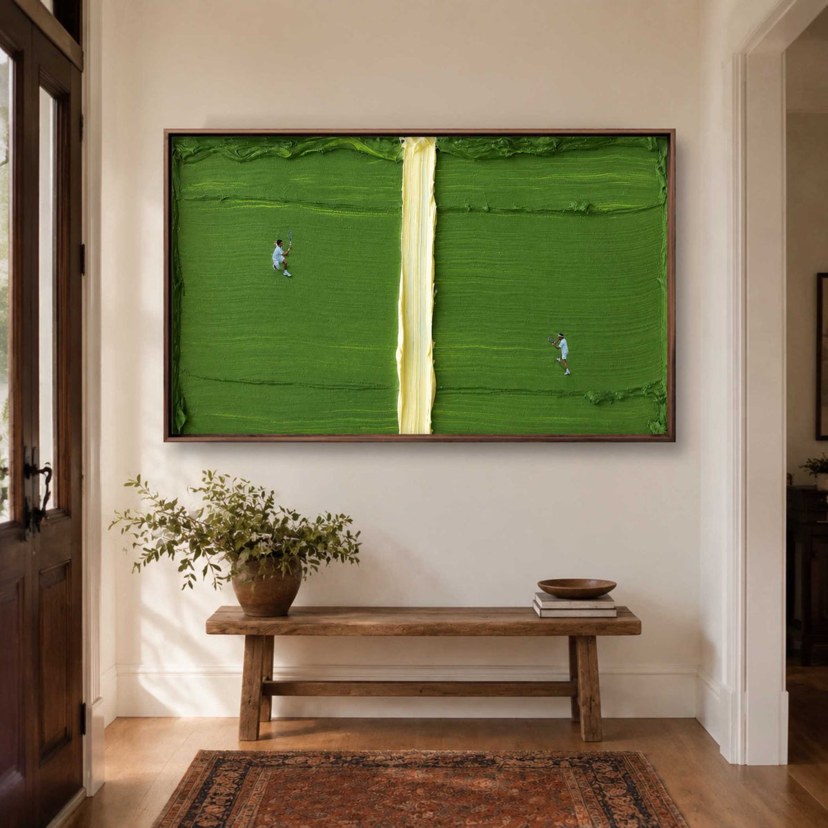 Players Across Green oil painting view 4