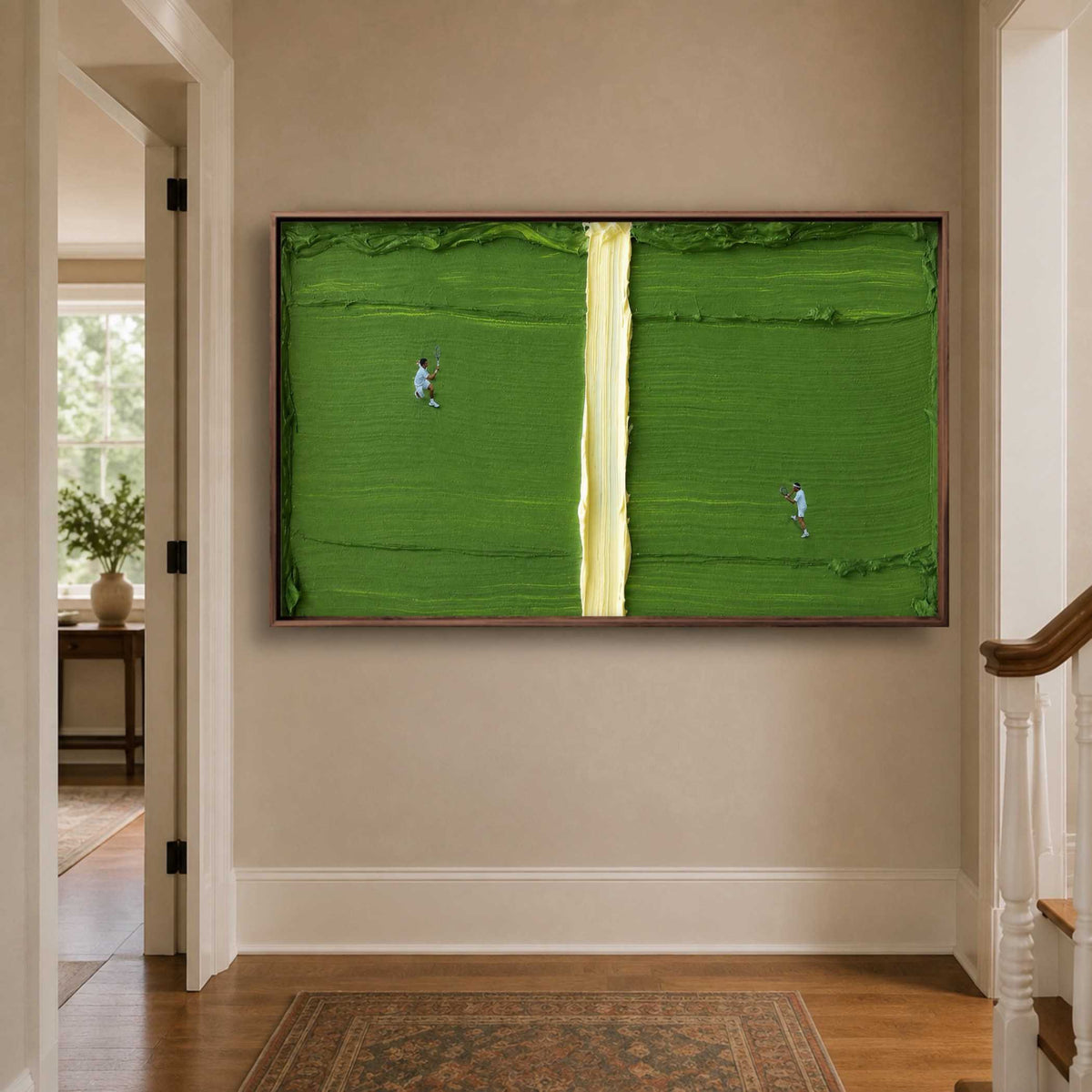 Players Across Green oil painting view 5