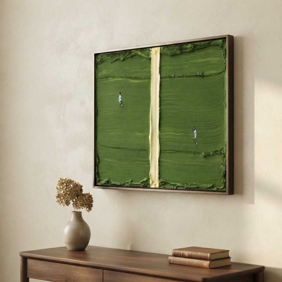 Players Across Green oil painting view 7