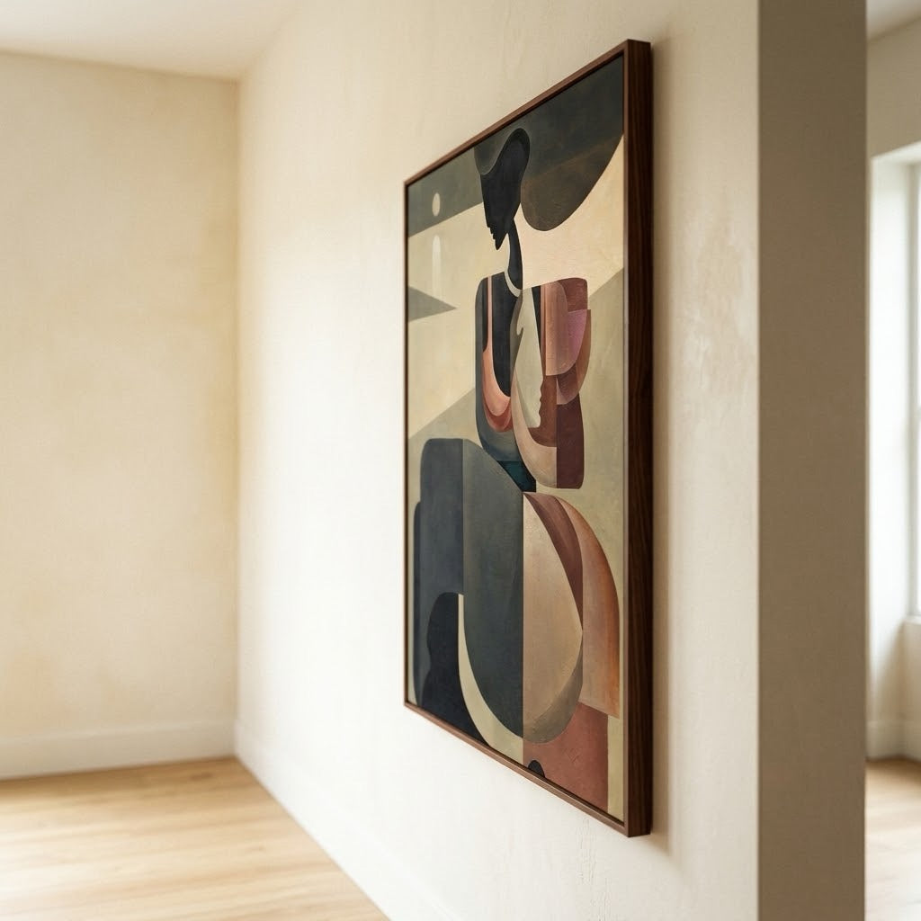 Poise In Profile — vertical female figure art, view 7