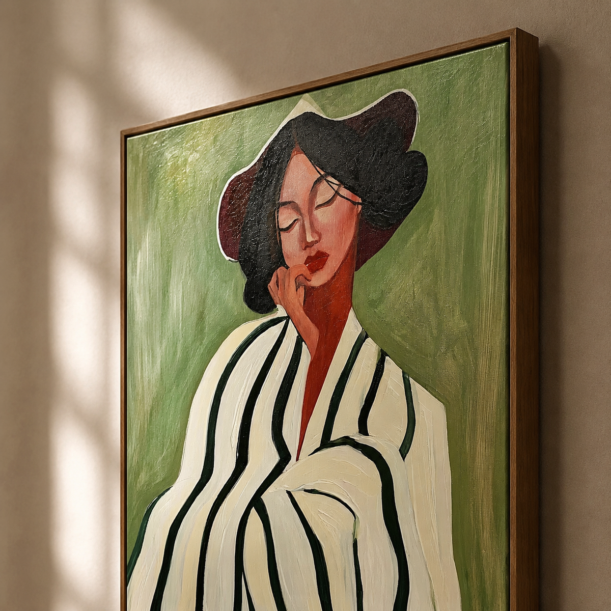 Quiet Striped Reverie — artwork detail