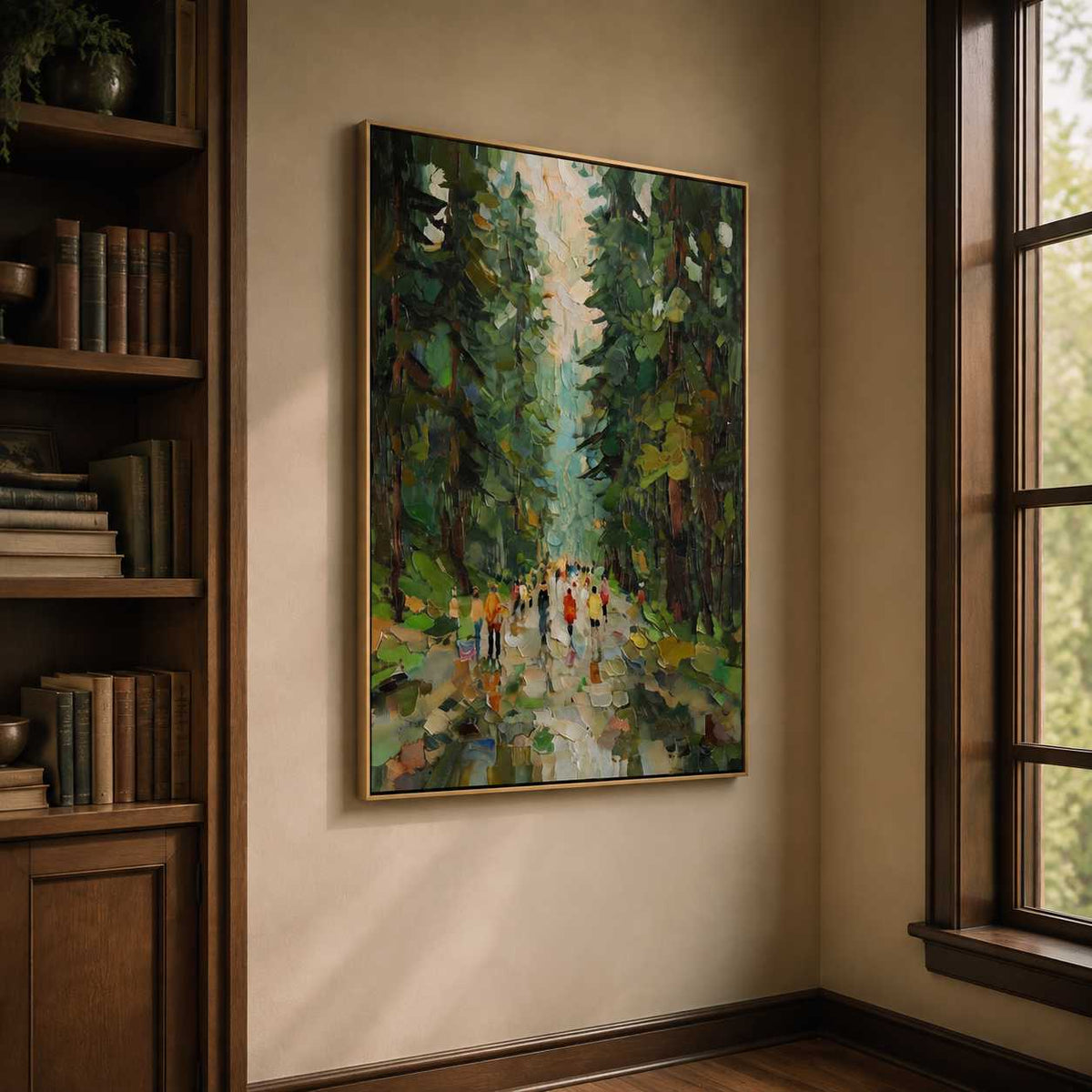 Landscape Art | Rainlit Park Promenade - View 7