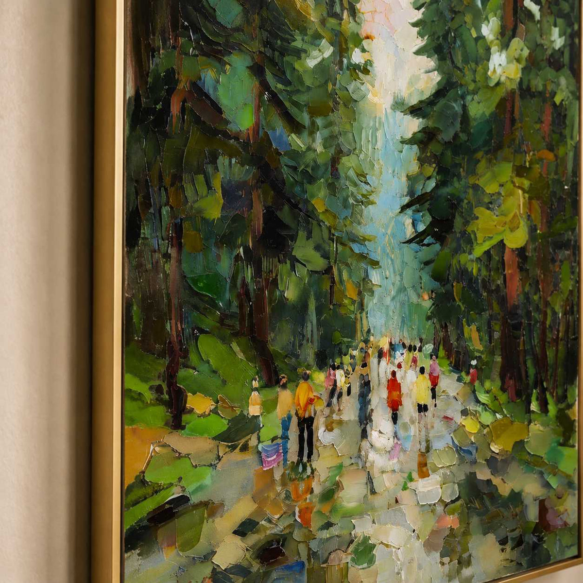 Landscape Art | Rainlit Park Promenade - View 8