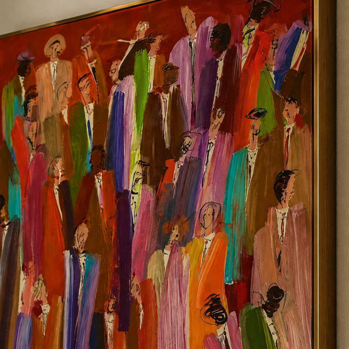 Scarlet Figure Gathering oil painting view 7
