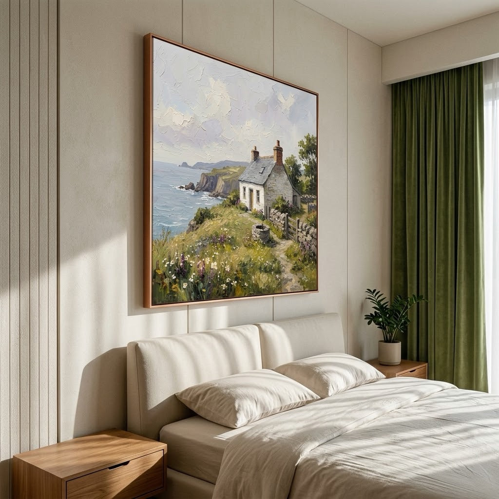 Sea Breeze Doorstep — vertical coastal & ocean art, view 6