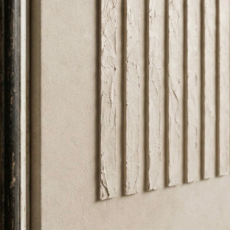 Sheltered Linen Ridges: close detail of raised vertical lines