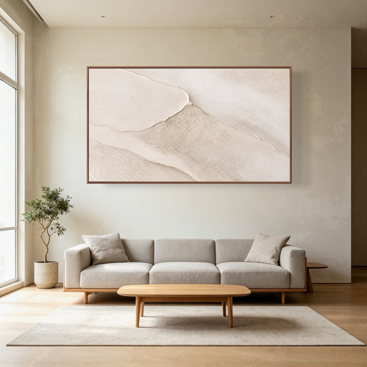 Soft Dune Passage — horizontal wabi-sabi art, view 1