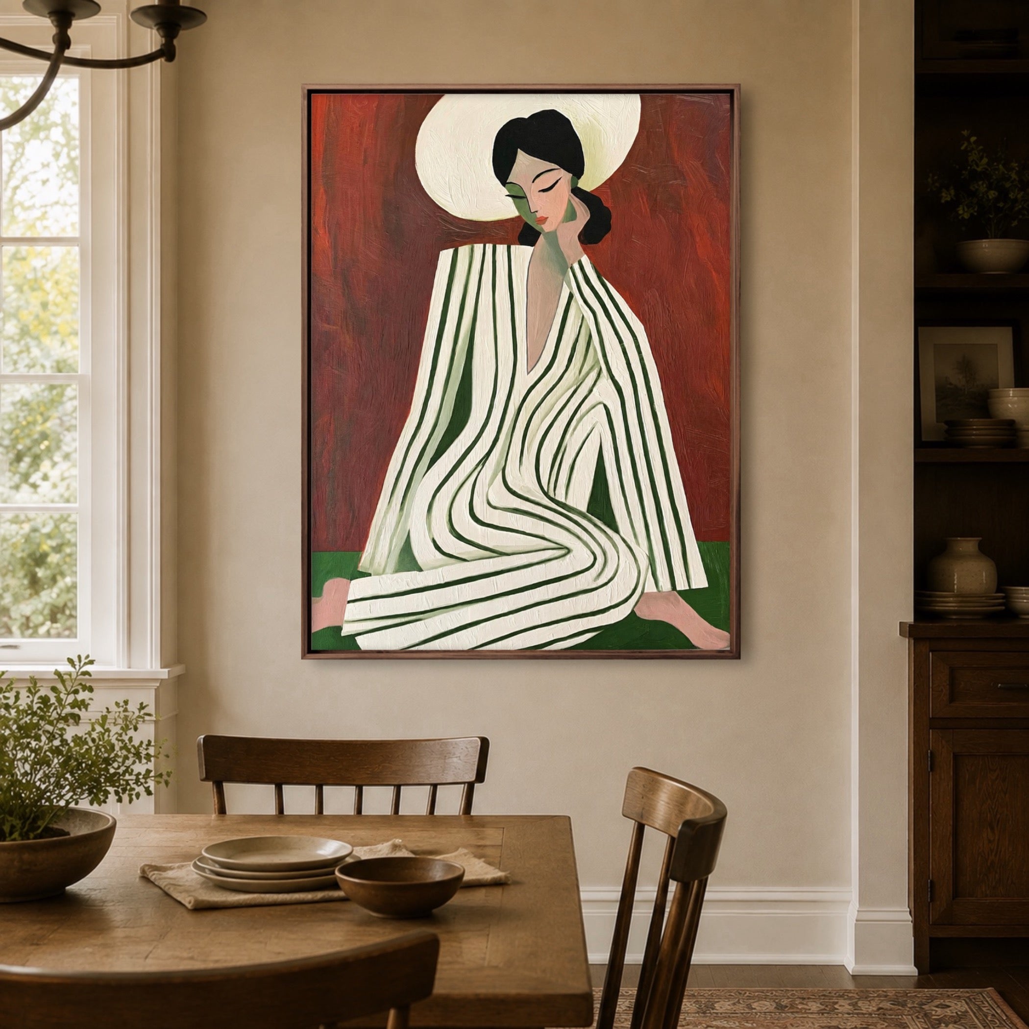 Striped Sunday Poise — artwork view 3