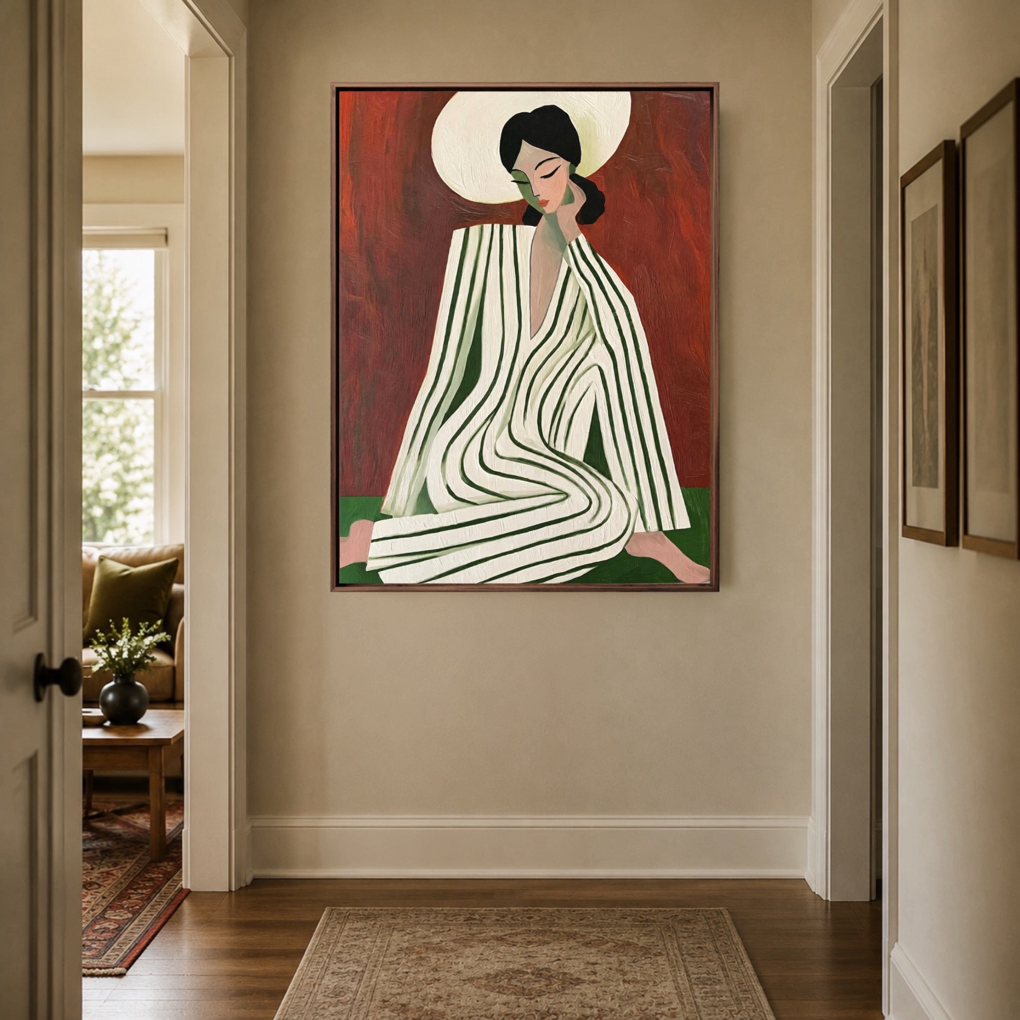 Striped Sunday Poise — artwork view 5