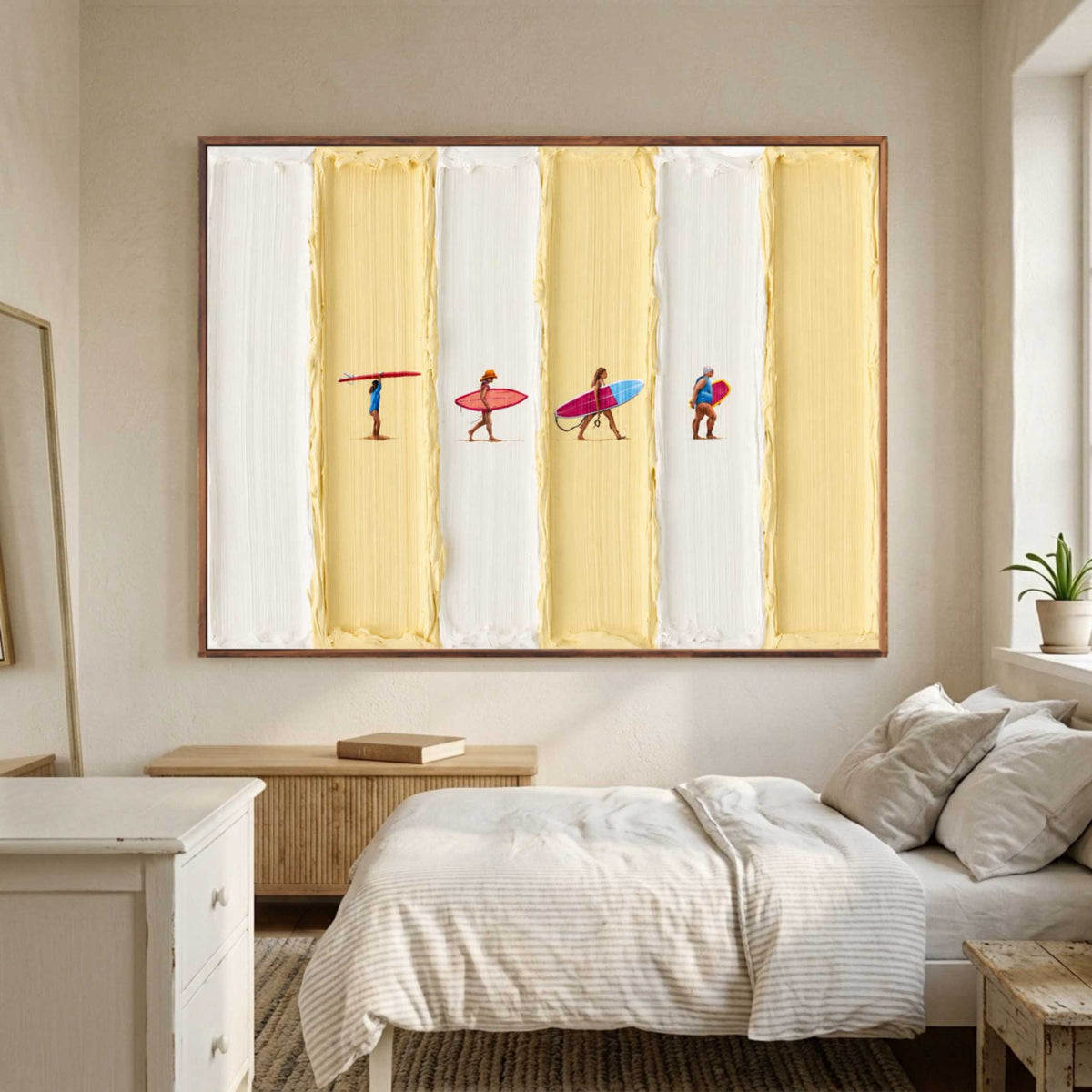 Surfers Cross Morning oil painting view 2