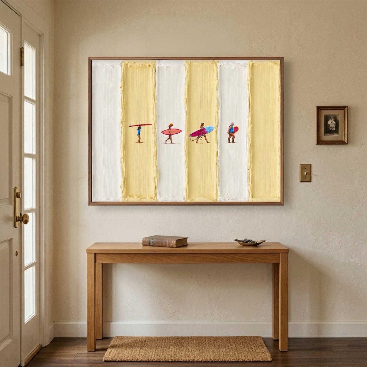 Surfers Cross Morning oil painting view 5