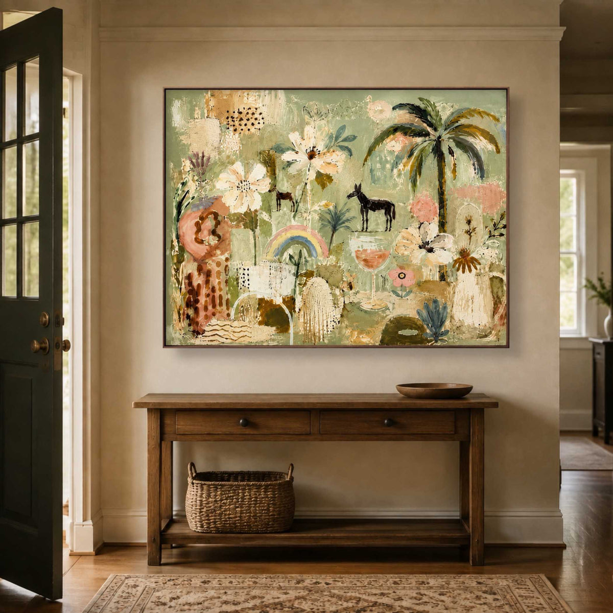 Tropical Garden Parade oil painting view 3