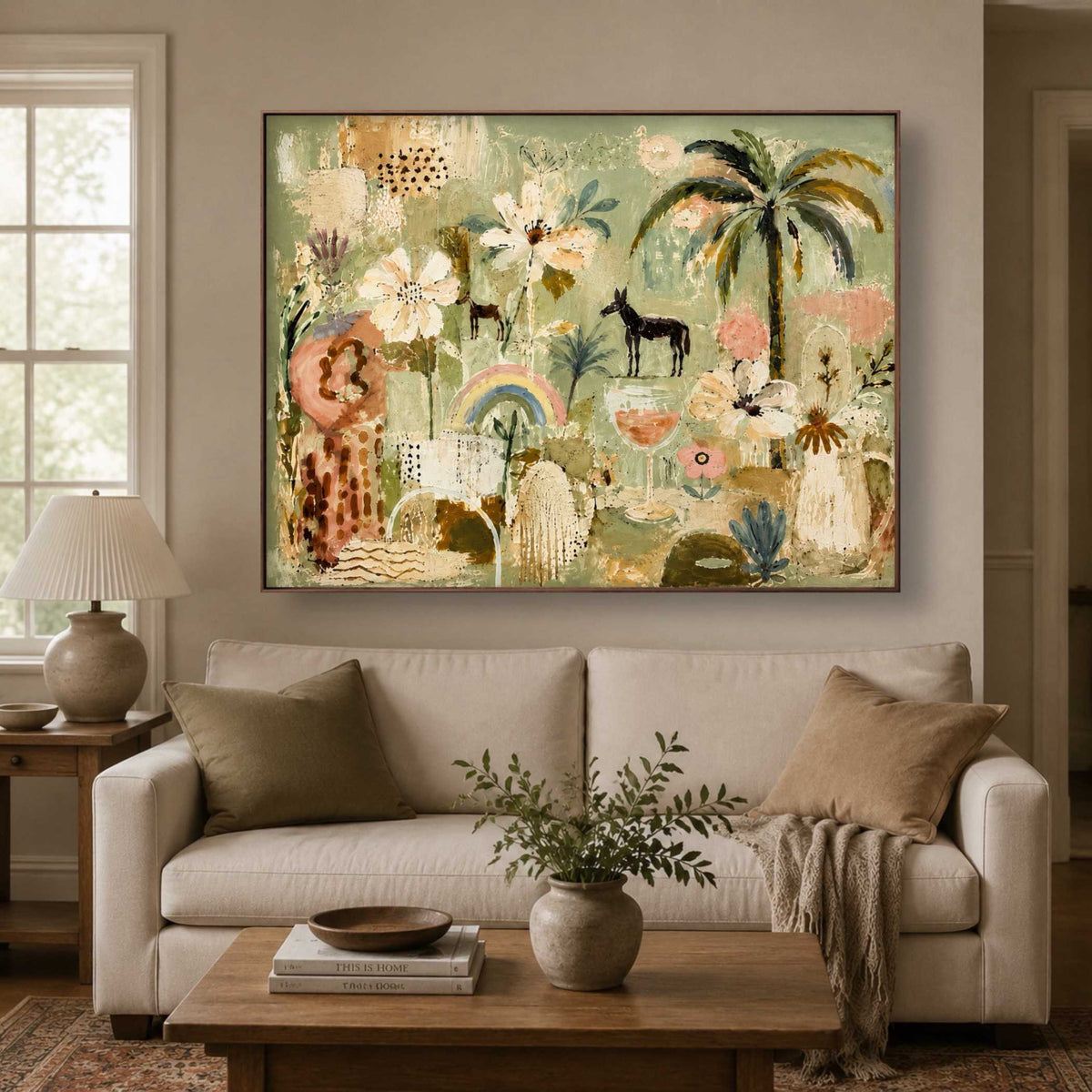 Tropical Garden Parade oil painting view 5