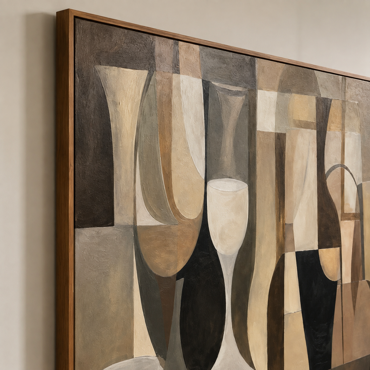 Vessels In Conversation — horizontal geometric & linear art, view 7