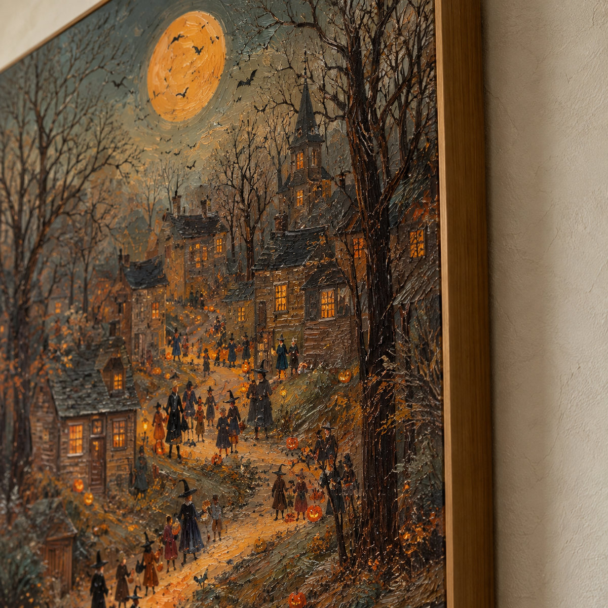 Village Lantern Procession — vertical landscape art, view 6