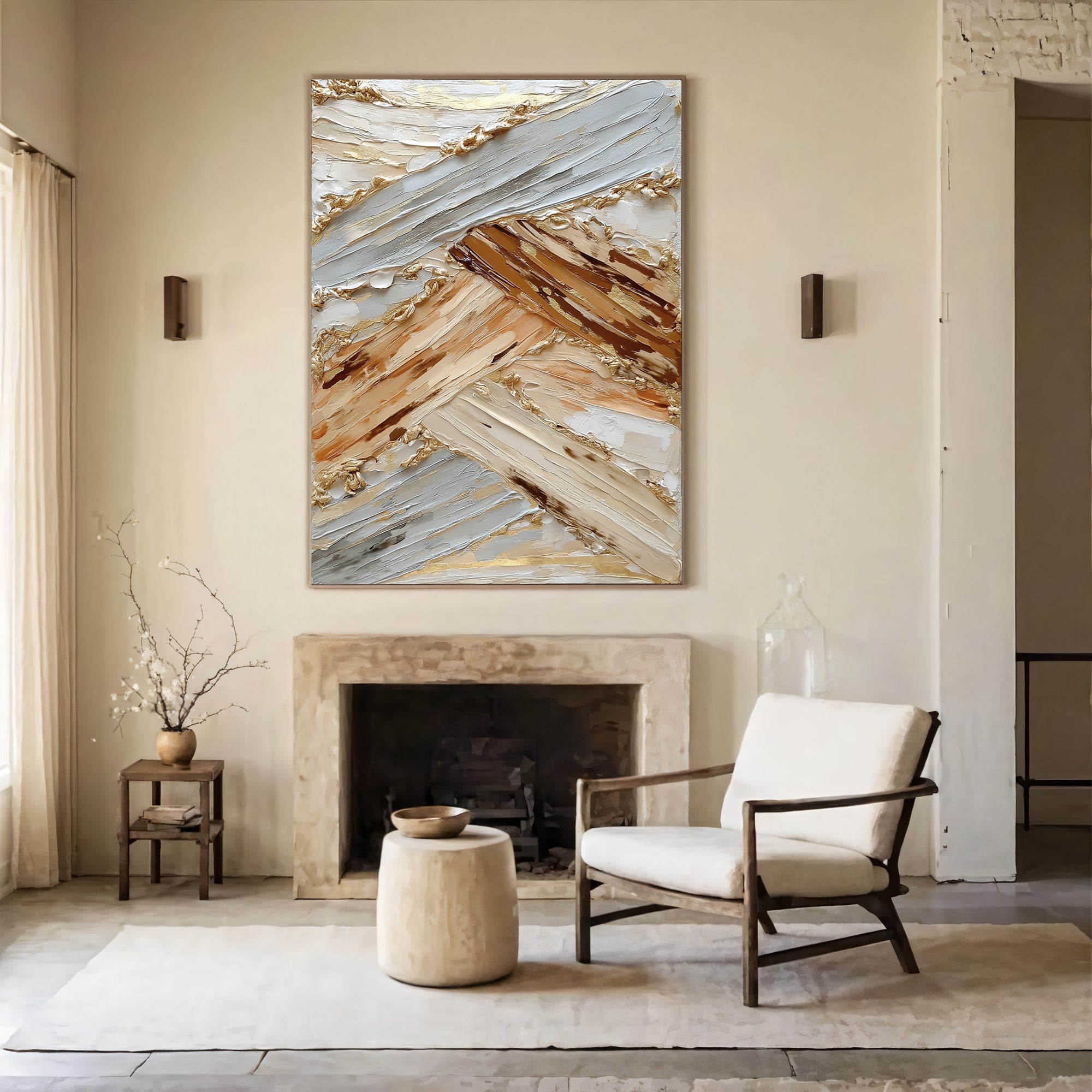 Textured Earthy Crossings | Gilded Hues