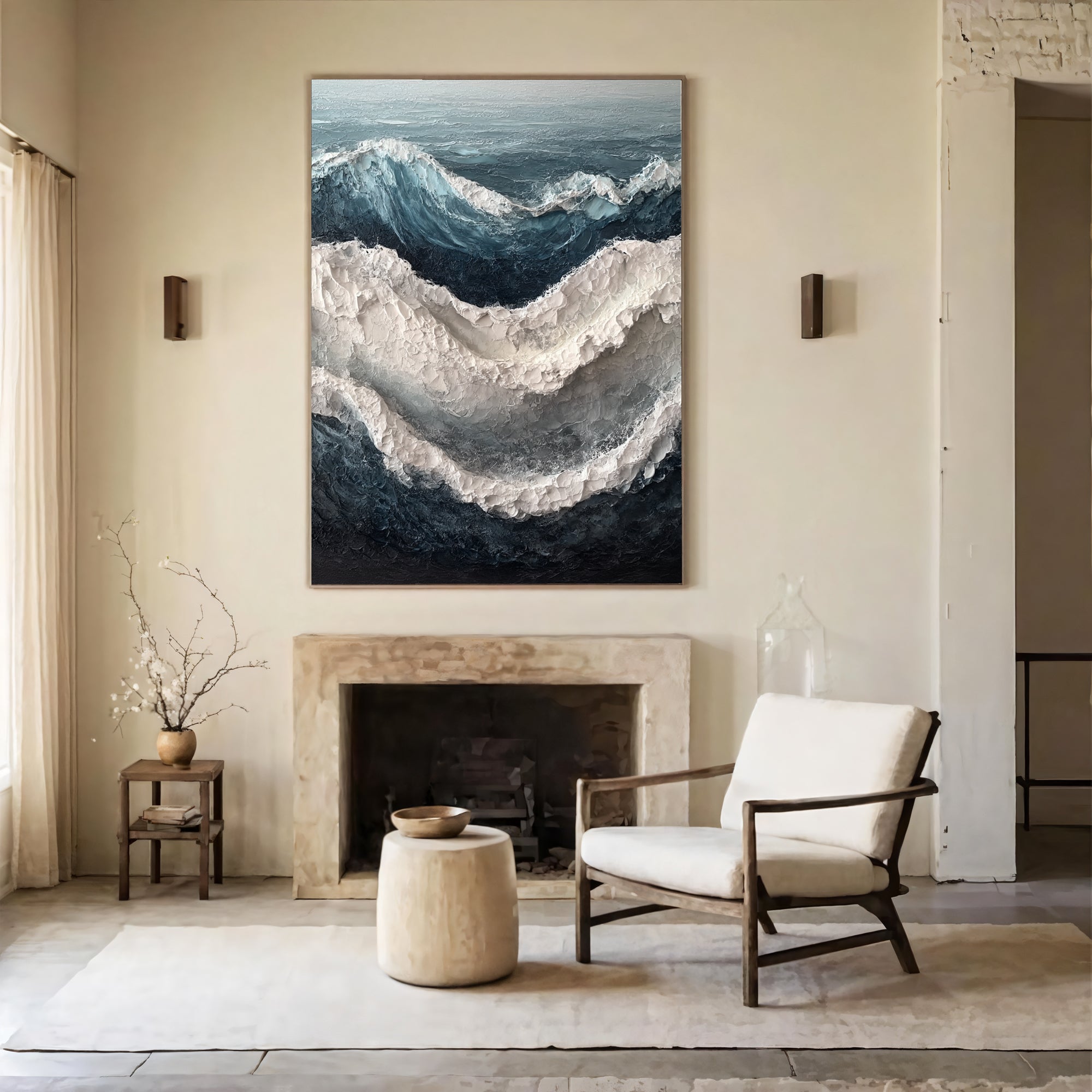 Textured Ocean Swells | White Crests