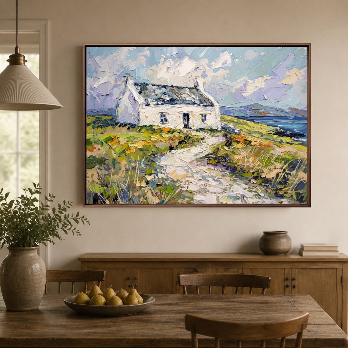 Island Cottage Morning artwork view 6