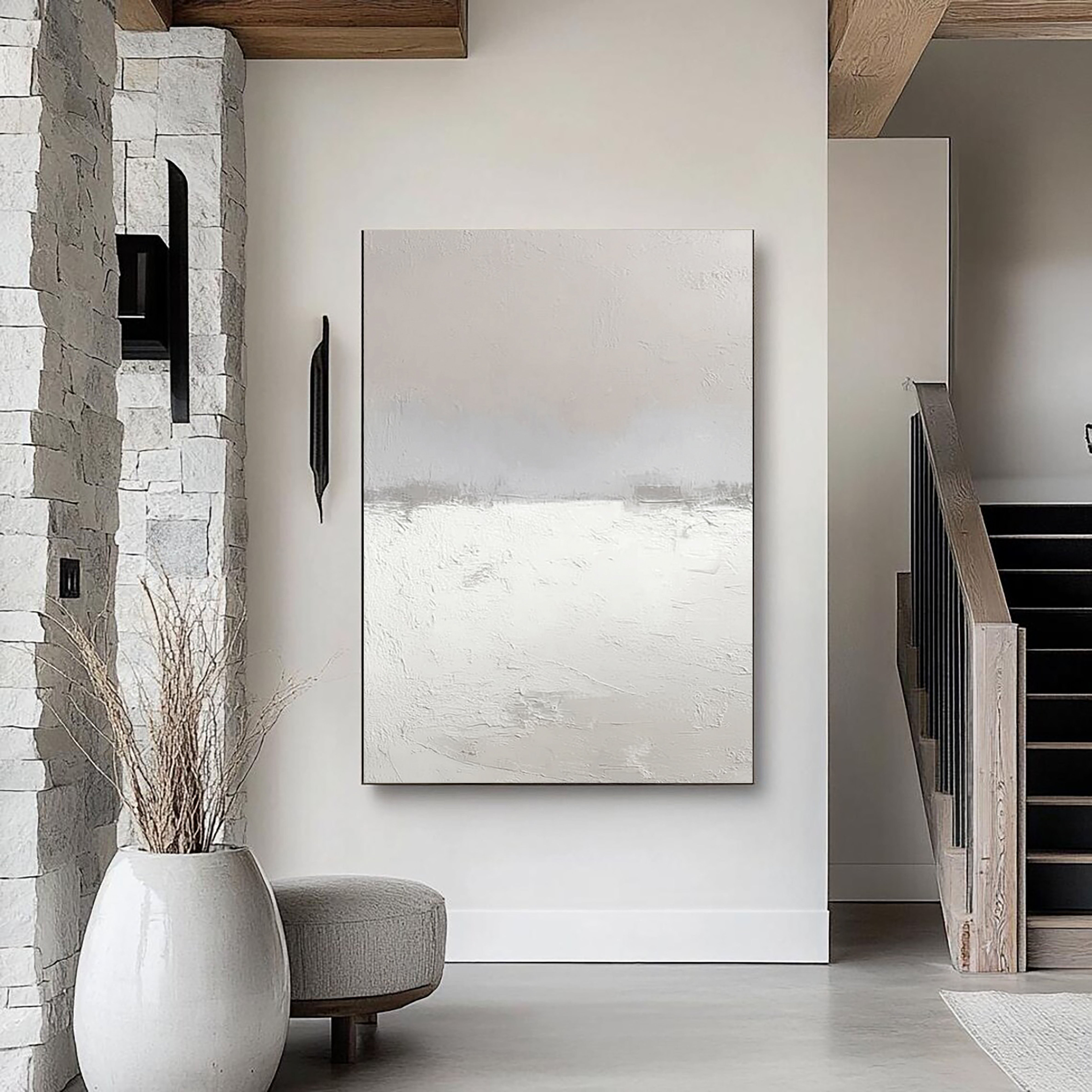 Textured Winter Landscape | White Snow