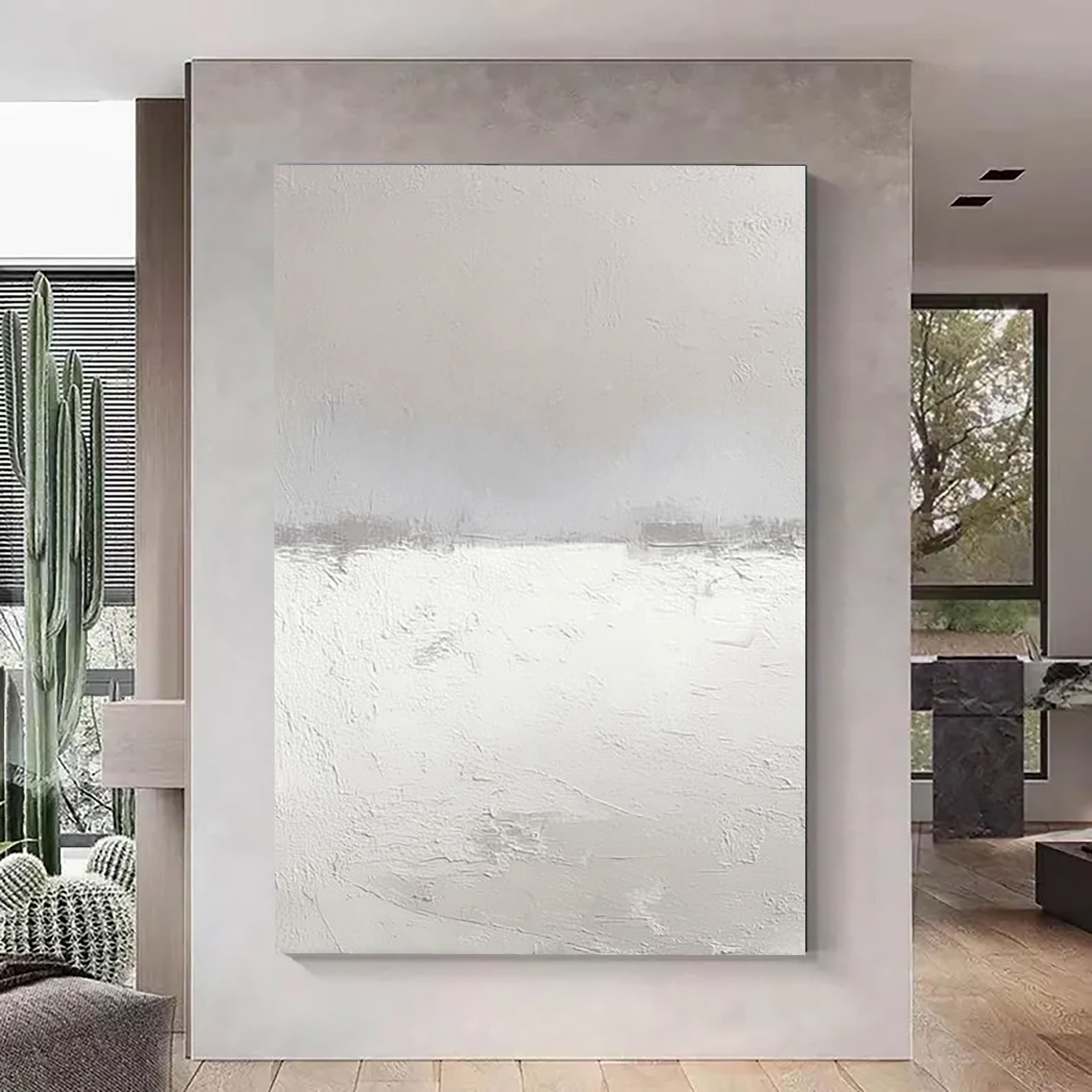 Textured Winter Landscape | White Snow