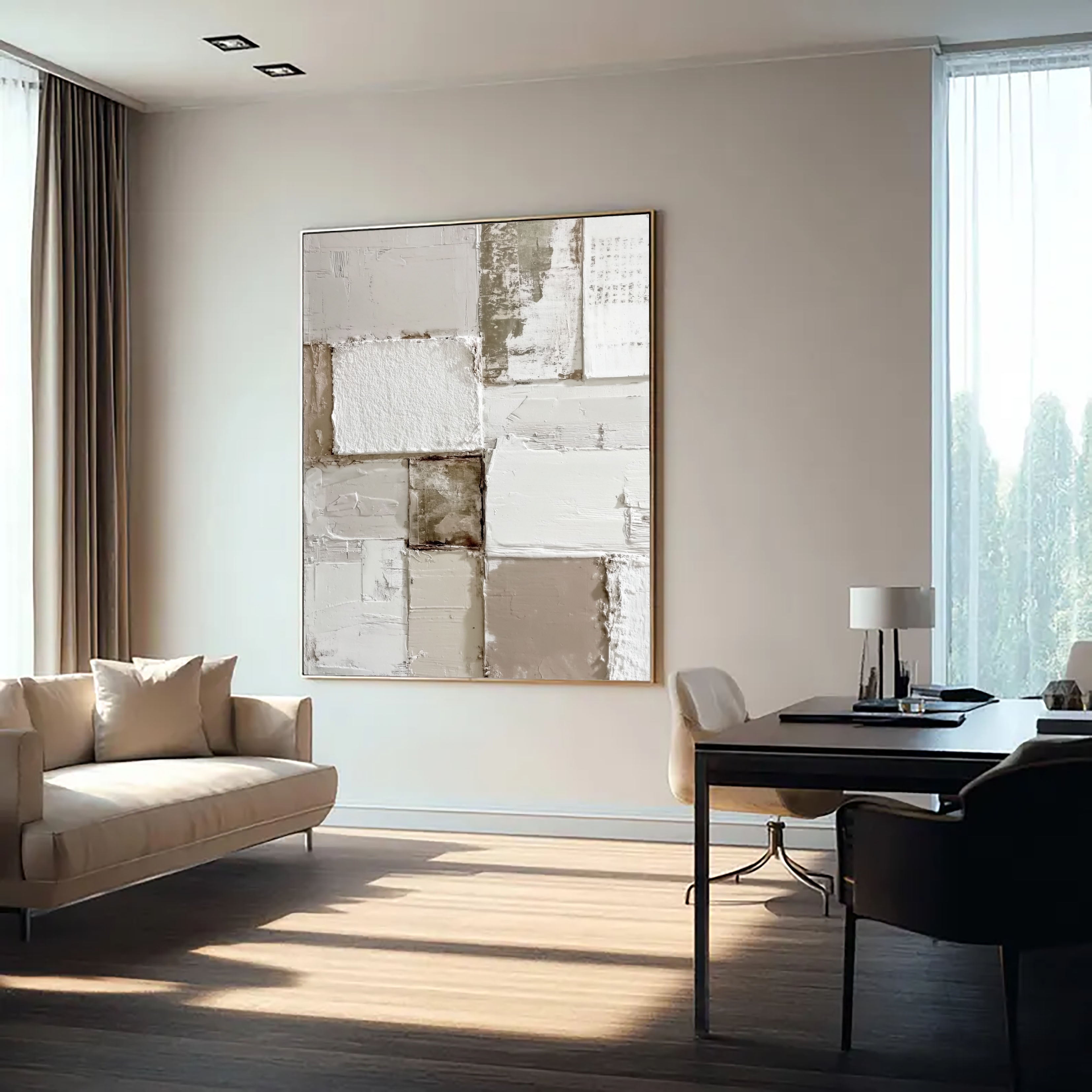 Textured Layered Panels | Neutral Tones